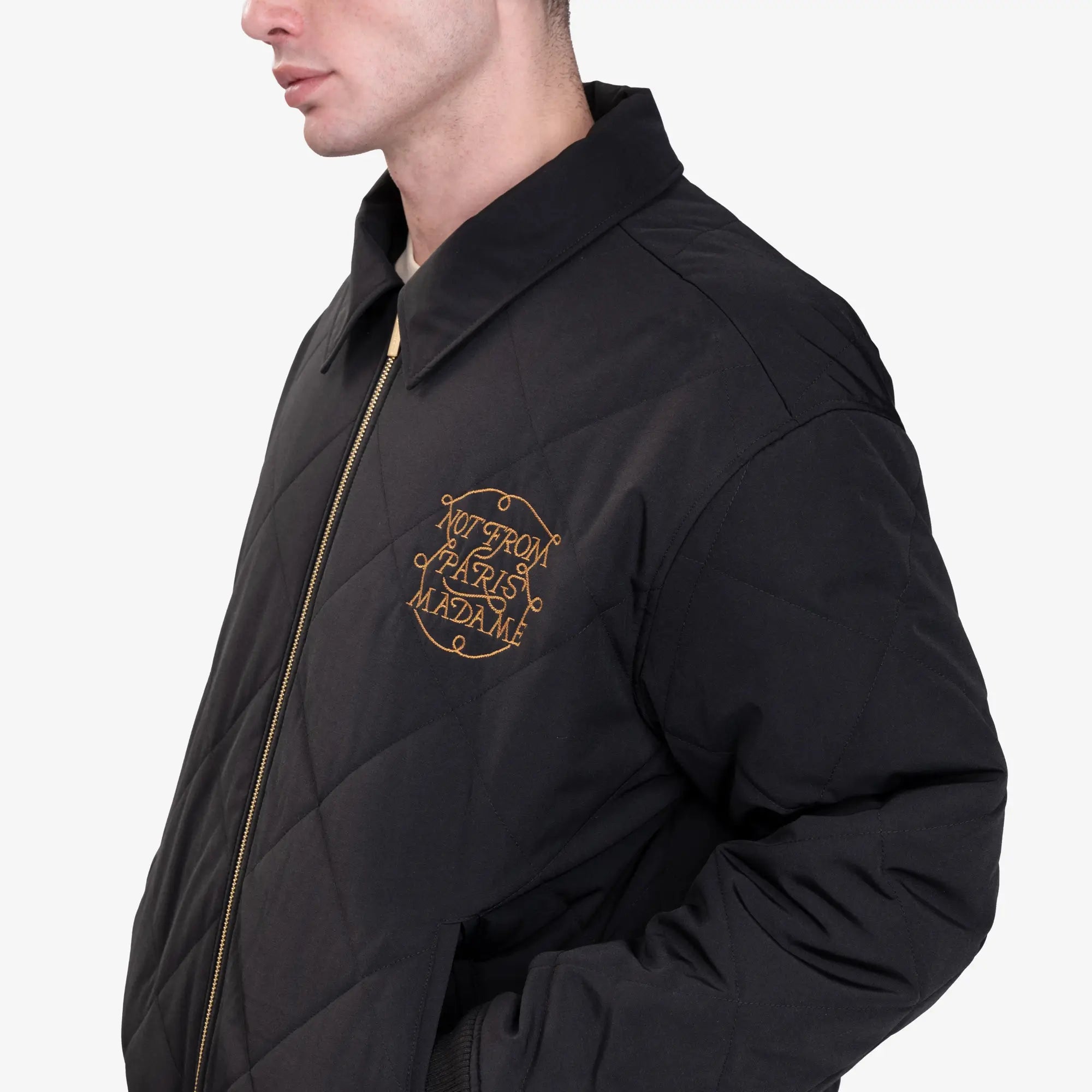 Drôle de Monsieur La Veste Slogan Tresses Black - 5