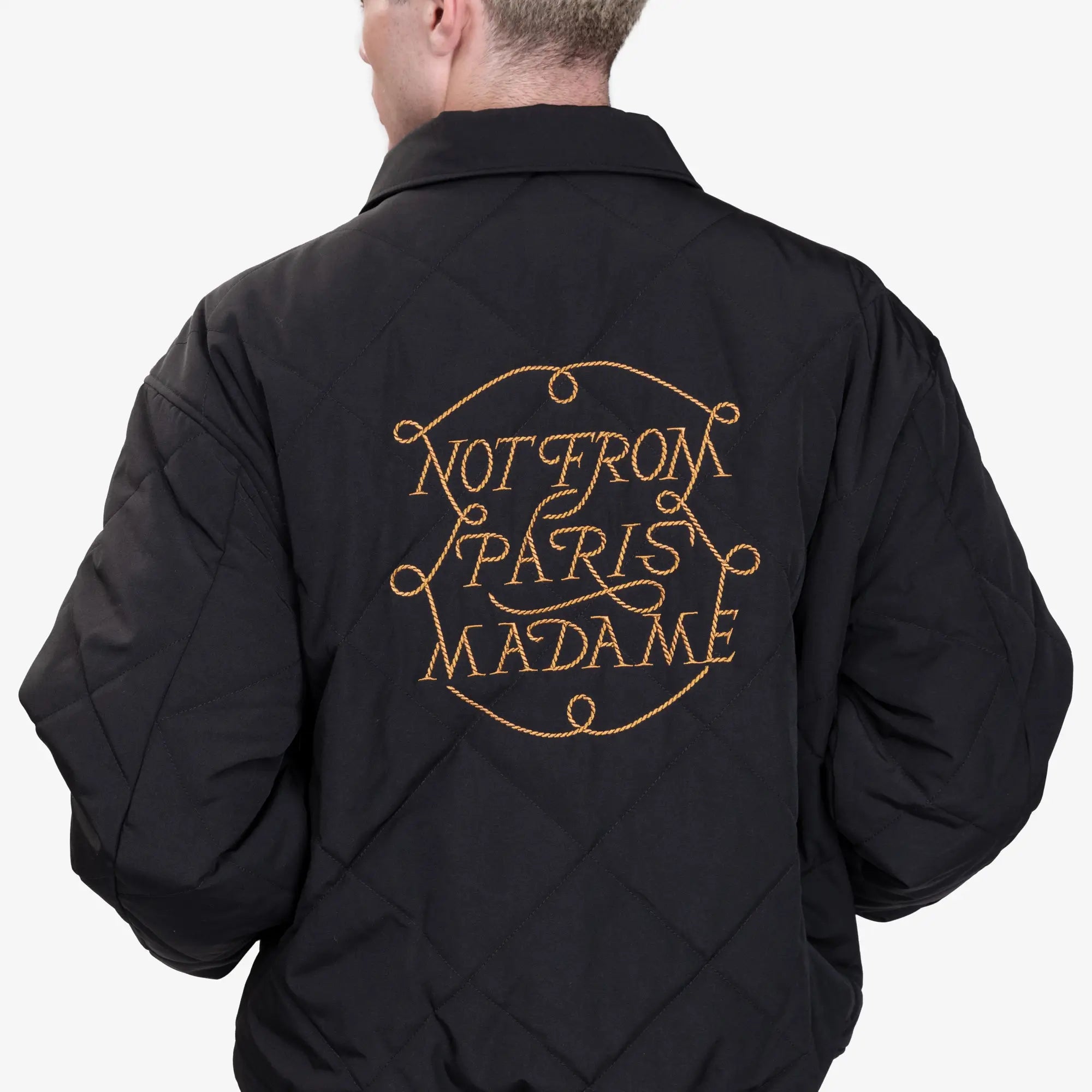 Drôle de Monsieur La Veste Slogan Tresses Black - 6