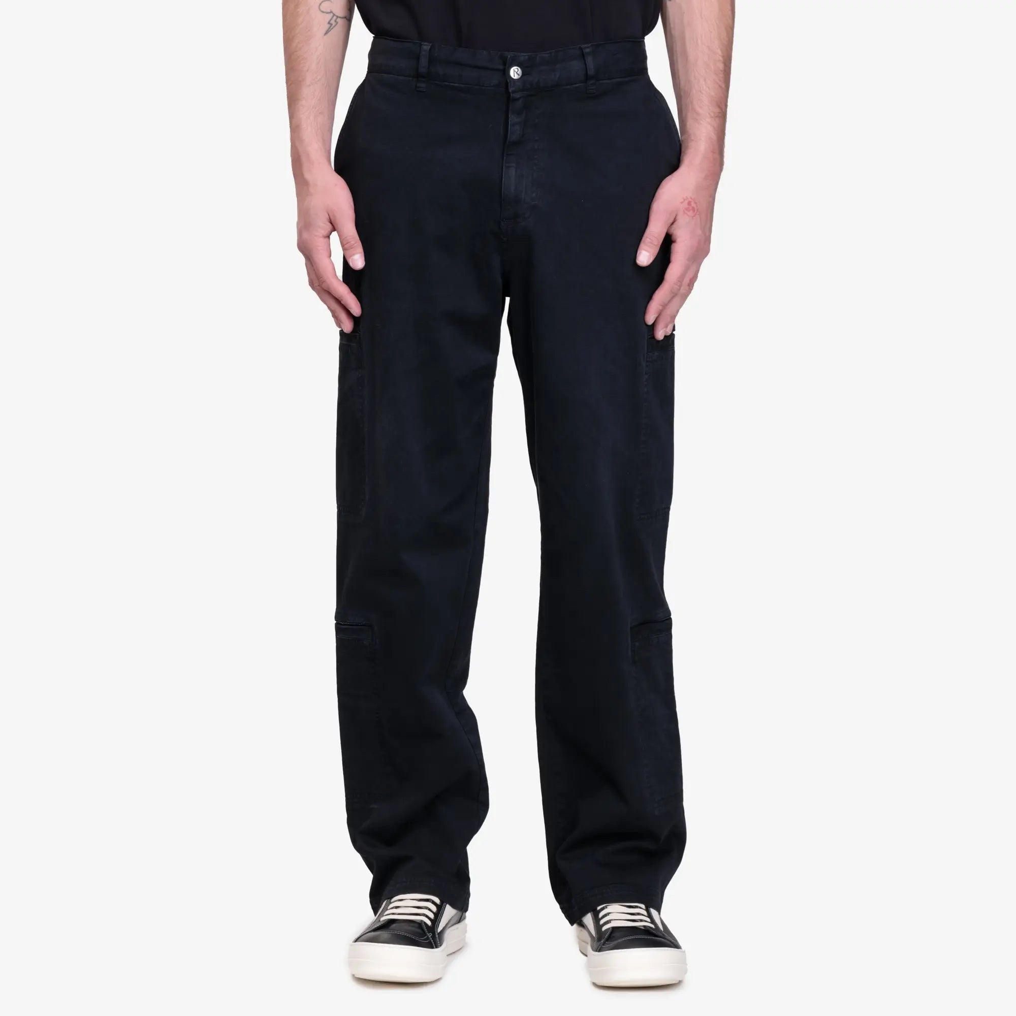 Represent Season Cargo Pants Jet Black - 1