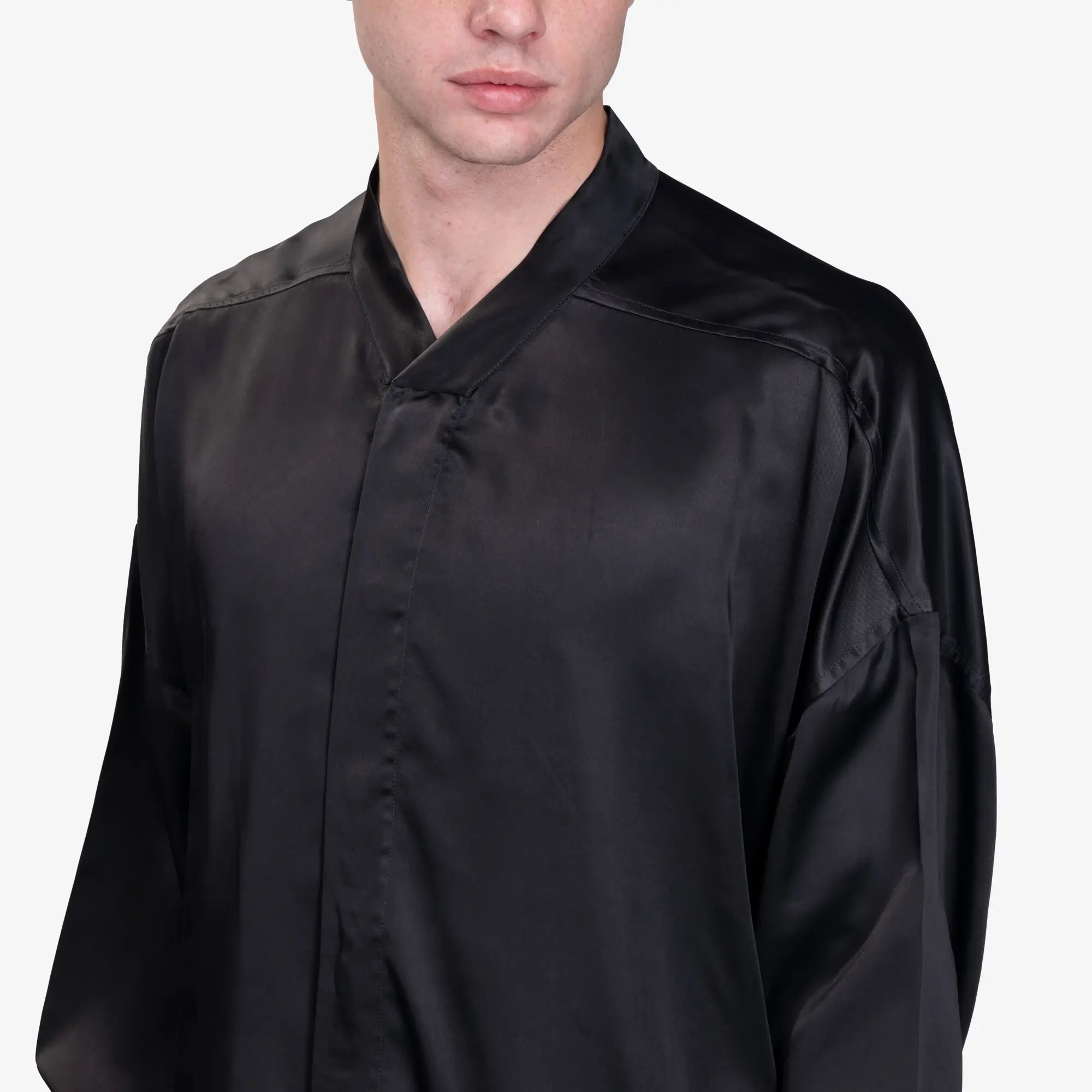 Rick Owens Jumbo Faun Shirt Black - 5