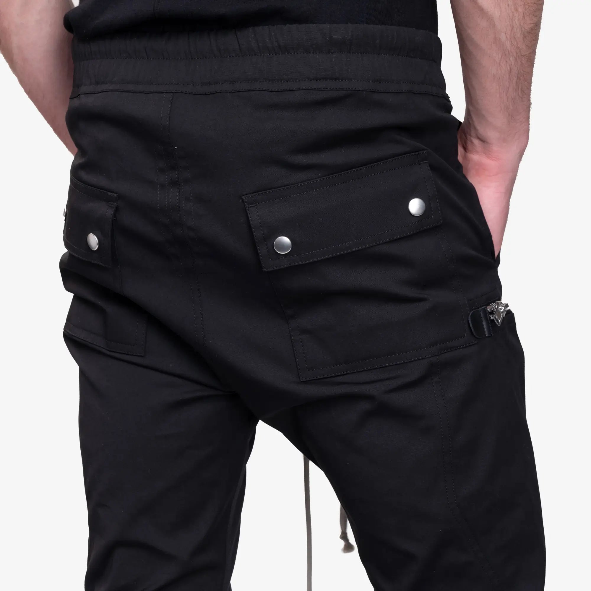 Rick Owens Bauhaus Cargo Pants Black - 6