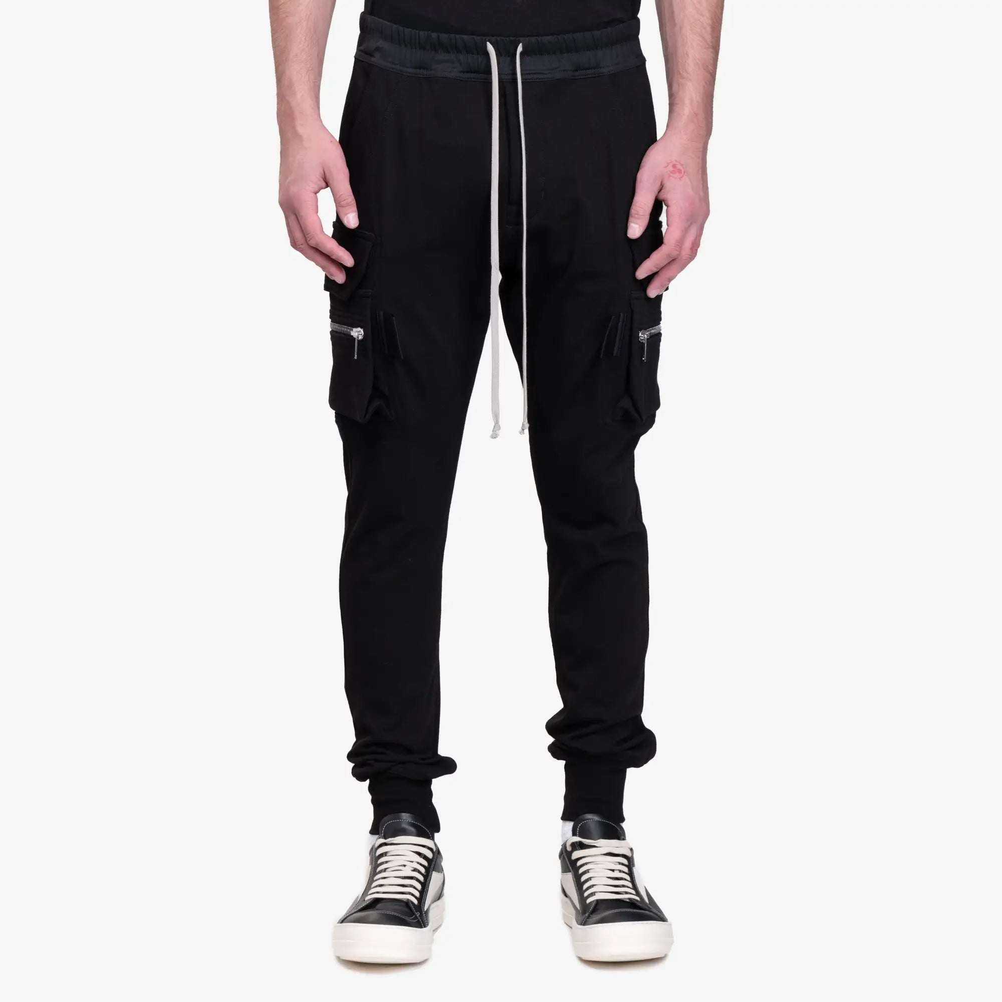 Rick Owens Mastodon Cargo Pants Black - 1