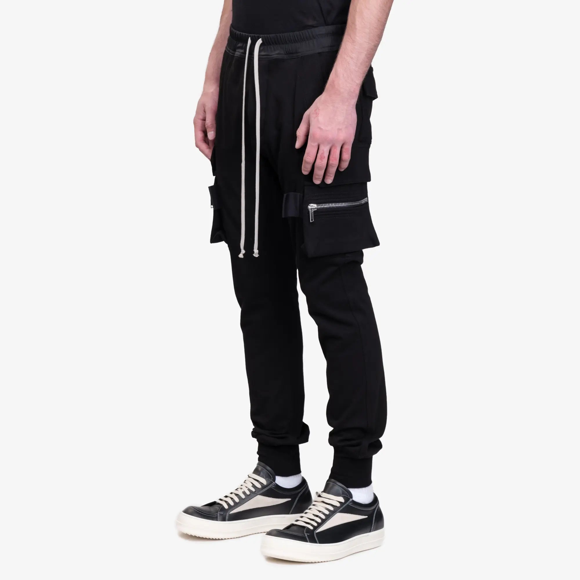 Rick Owens Mastodon Cargo Pants Black - 3