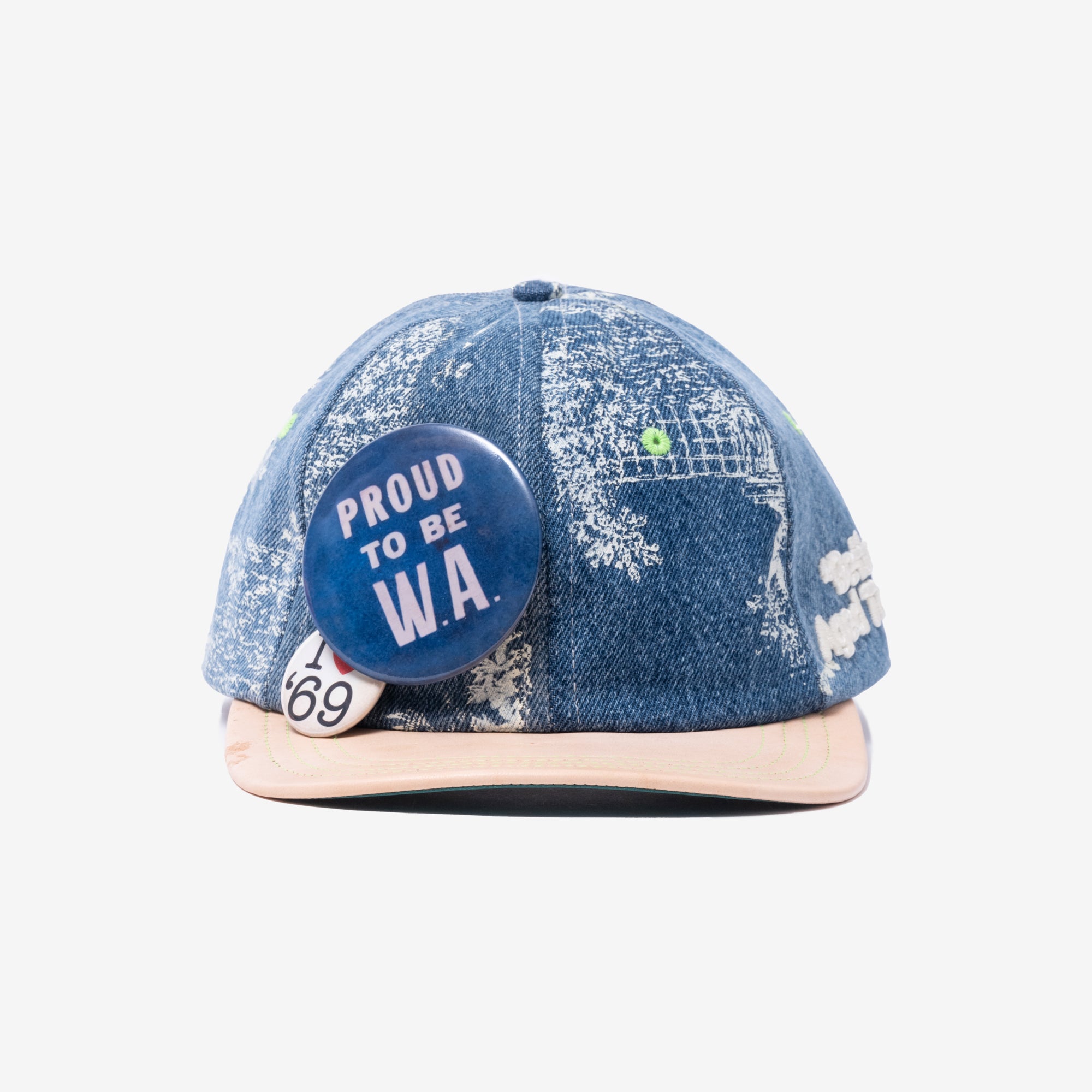 Better With Age Teresa Reconstructed Denim Hat Indigo 2 - 6