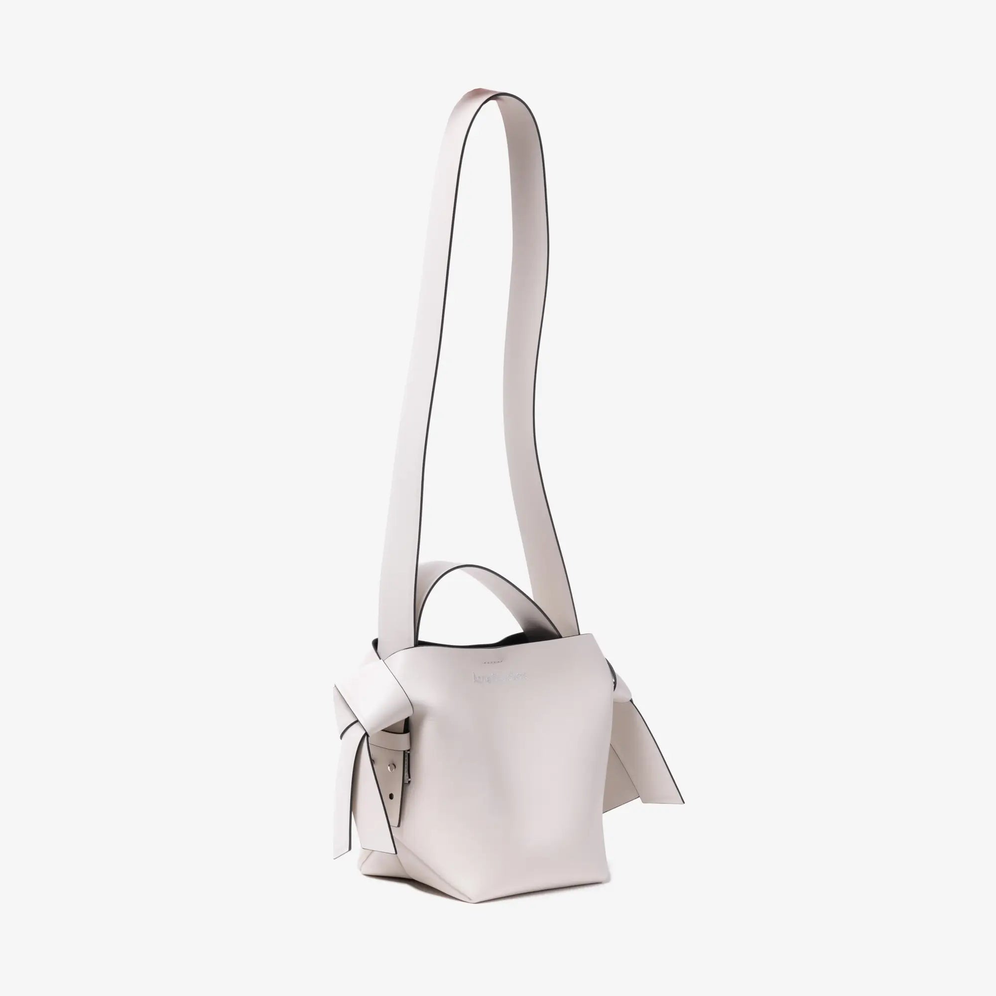 Acne Studios Musubi White Mini Shoulder Bag White/Black - 4