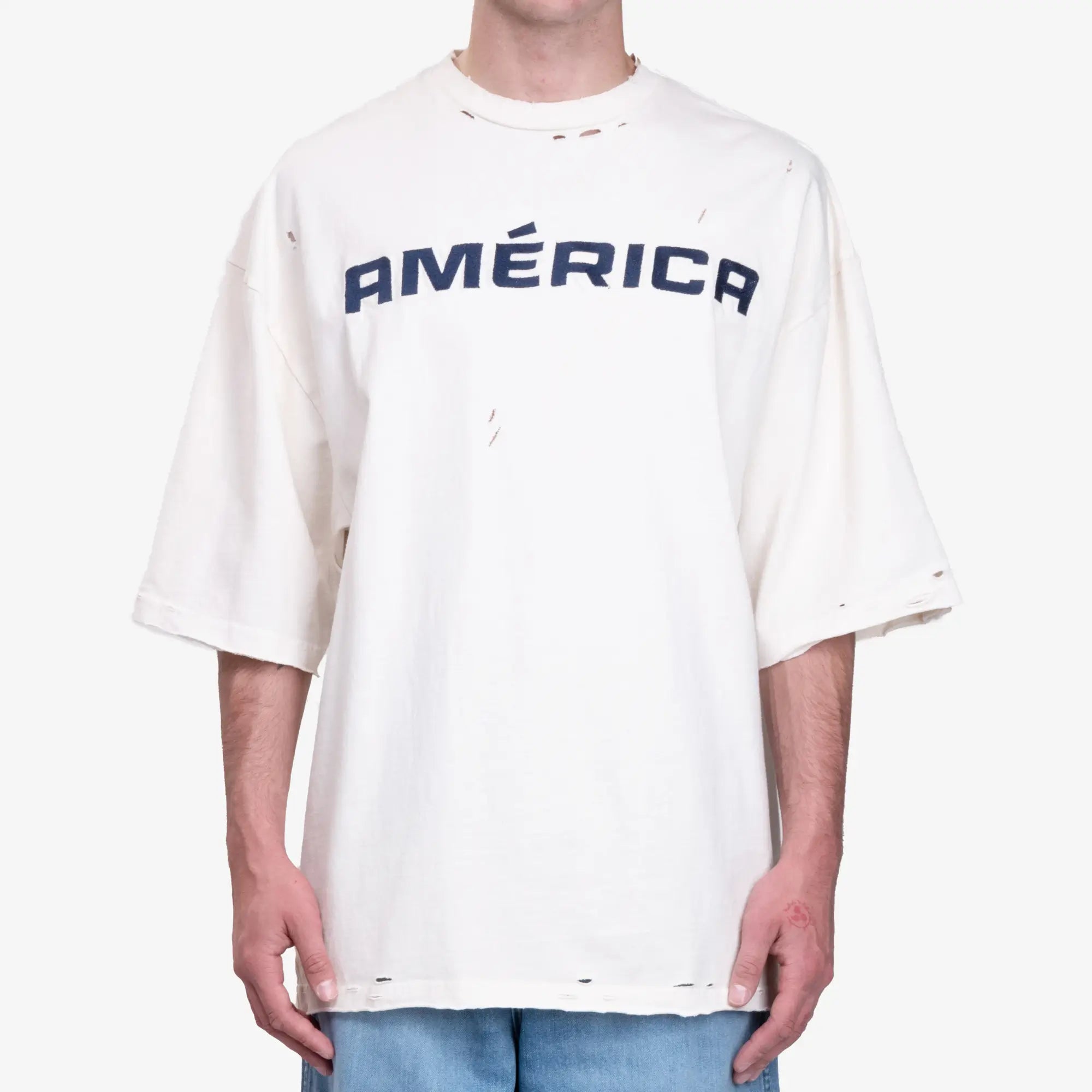 Willy Chavarria America Northsider T-Shirt White - 1