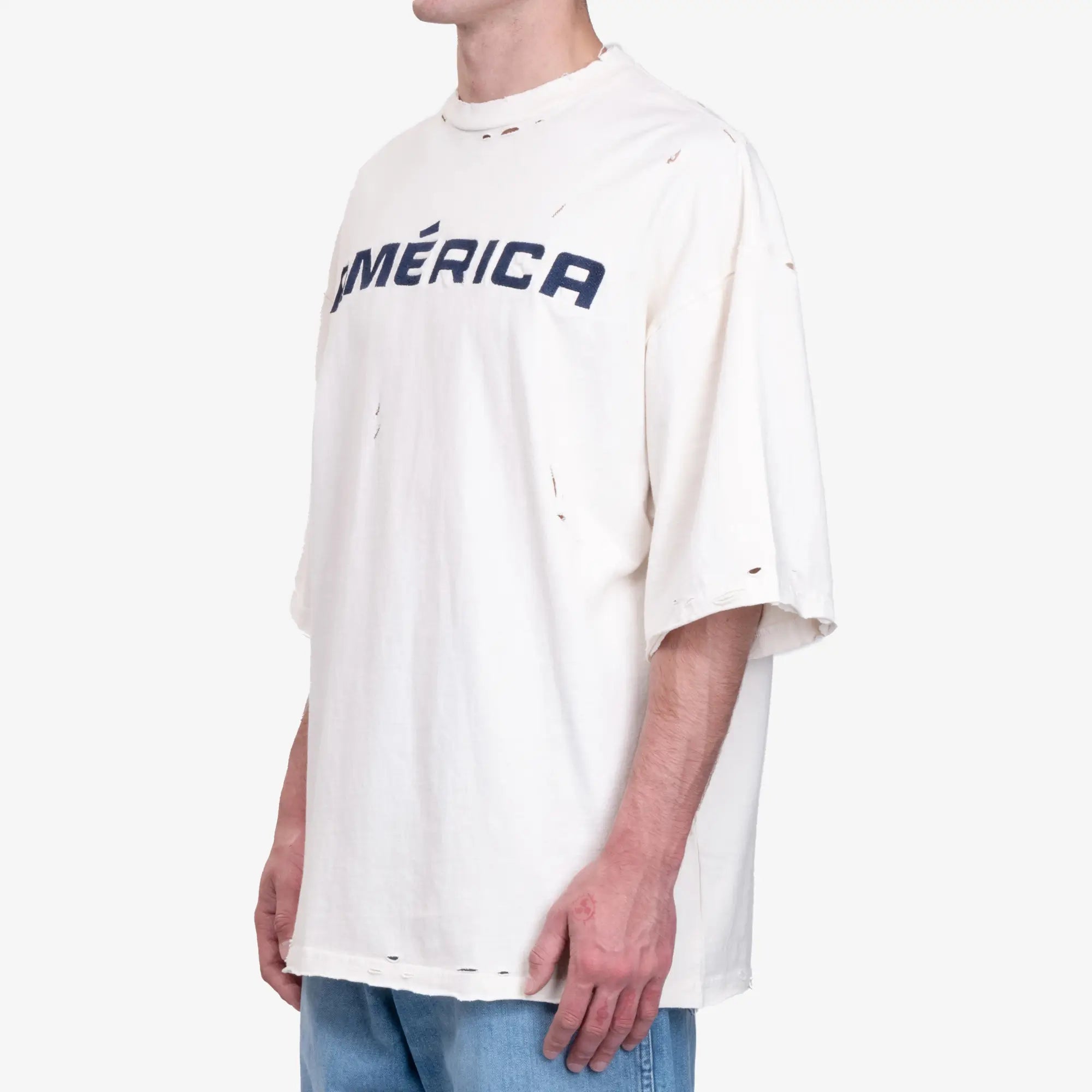 Willy Chavarria America Northsider T-Shirt White - 3