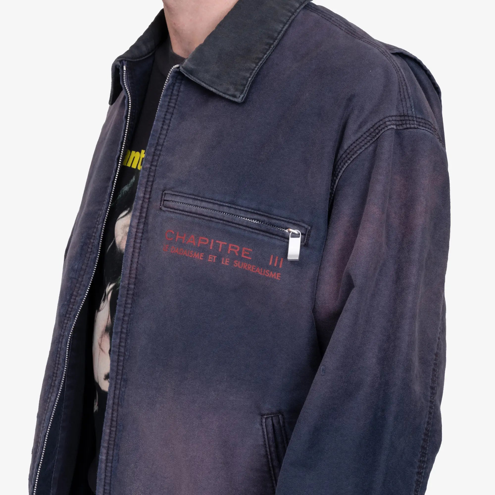 Enfants Riches Deprimes Chapitre XXI Moleskin Work Jacket Faded Purple - 5