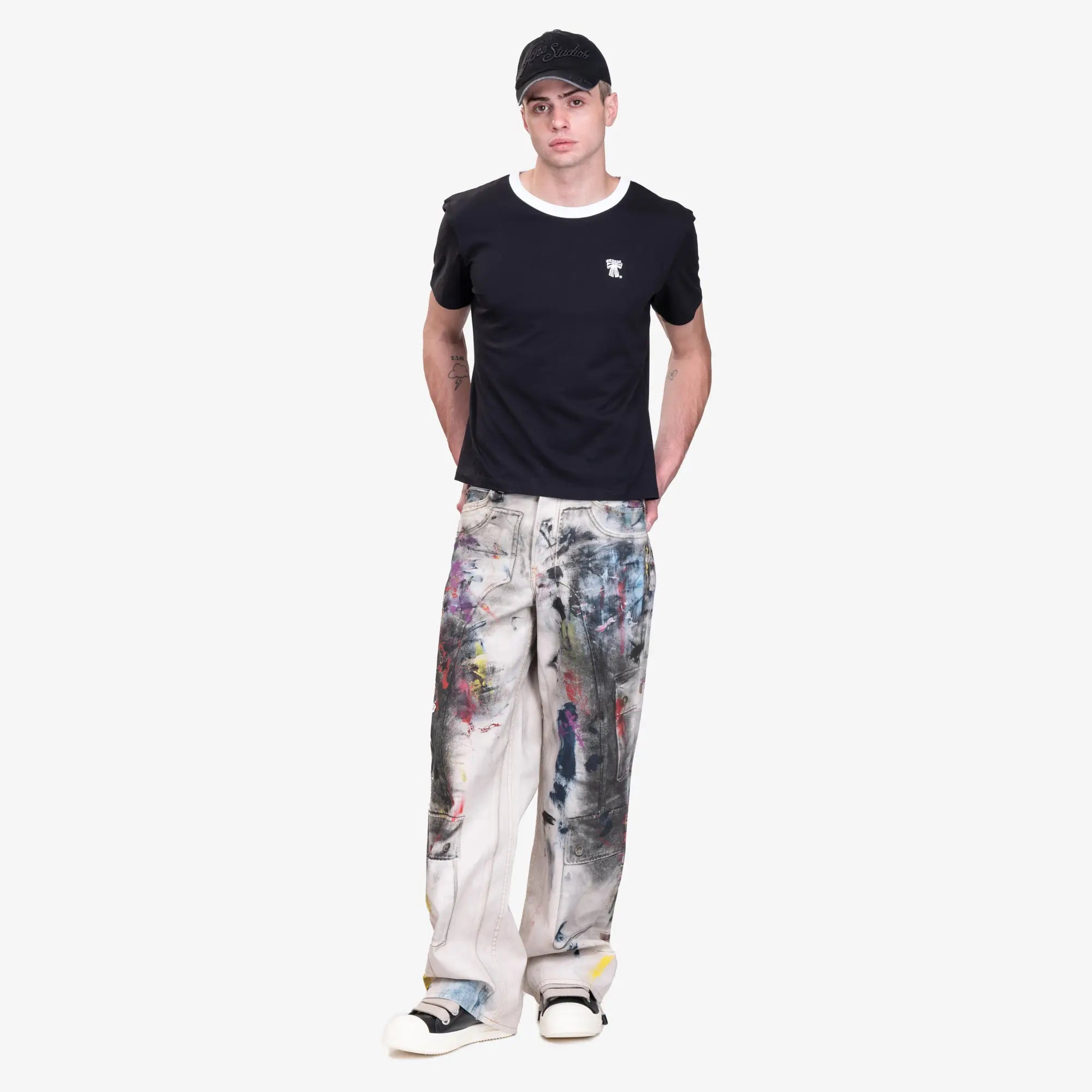 Acne Studios Bow Ringer T-Shirt Black - 6