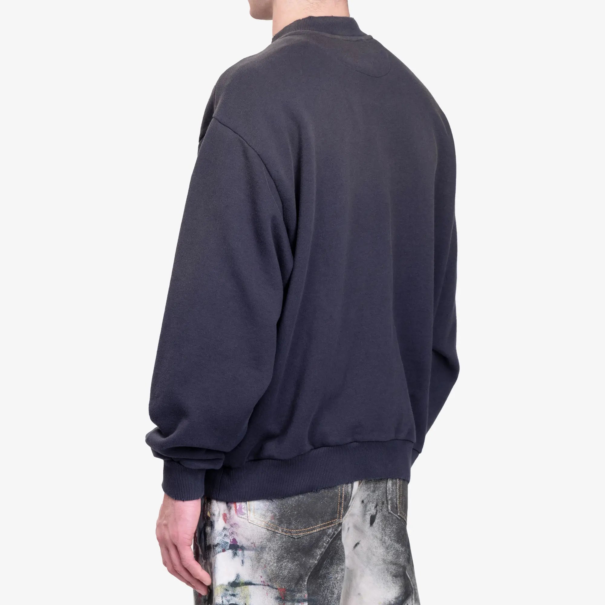 Acne Studios Zip Sweater Logo Jacket Black - 4