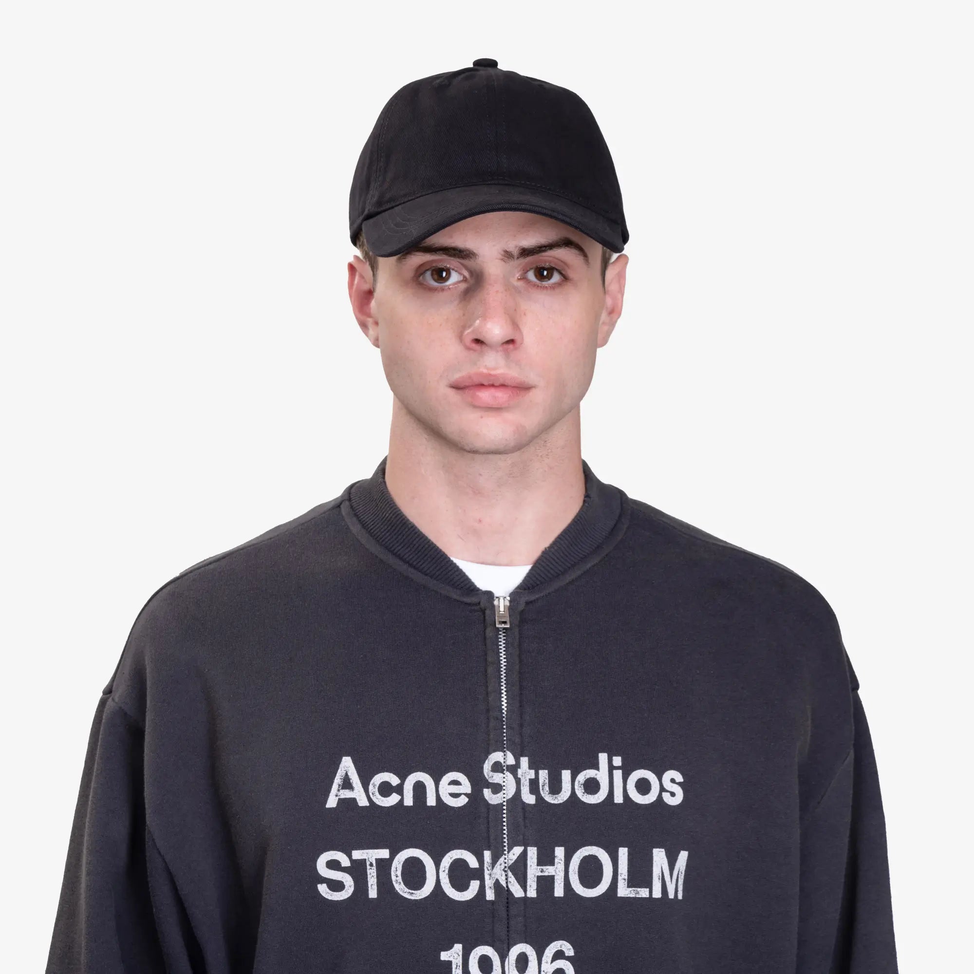 Acne Studios Twill Logo Cap Black - 2