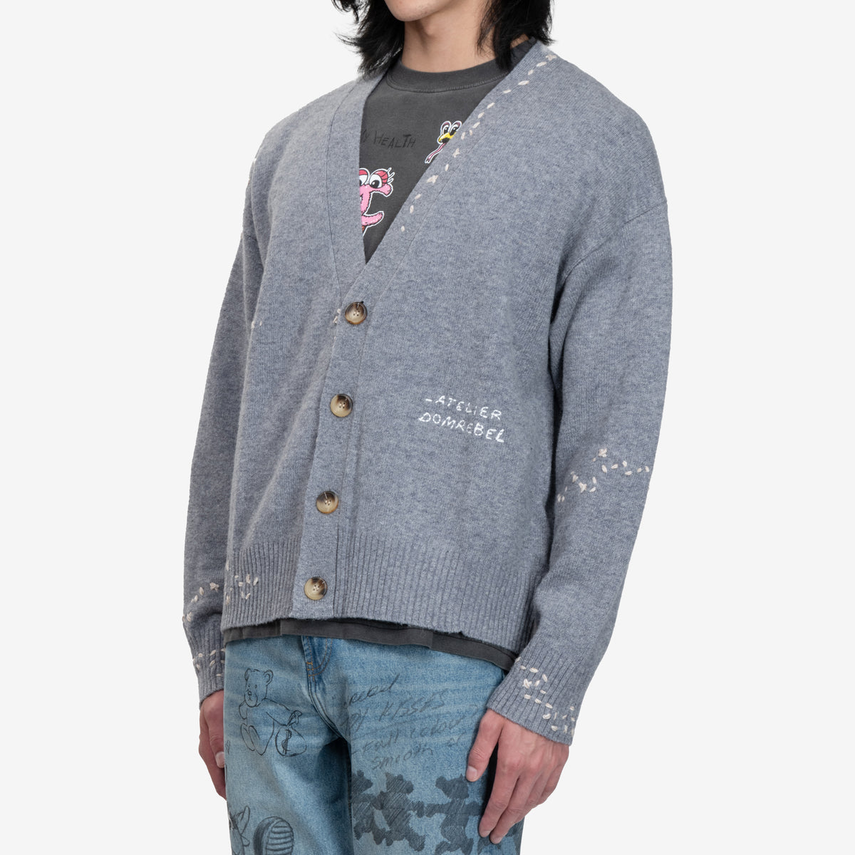 Cardigan en tricot de bureau