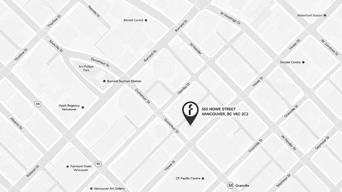 Map showing store location