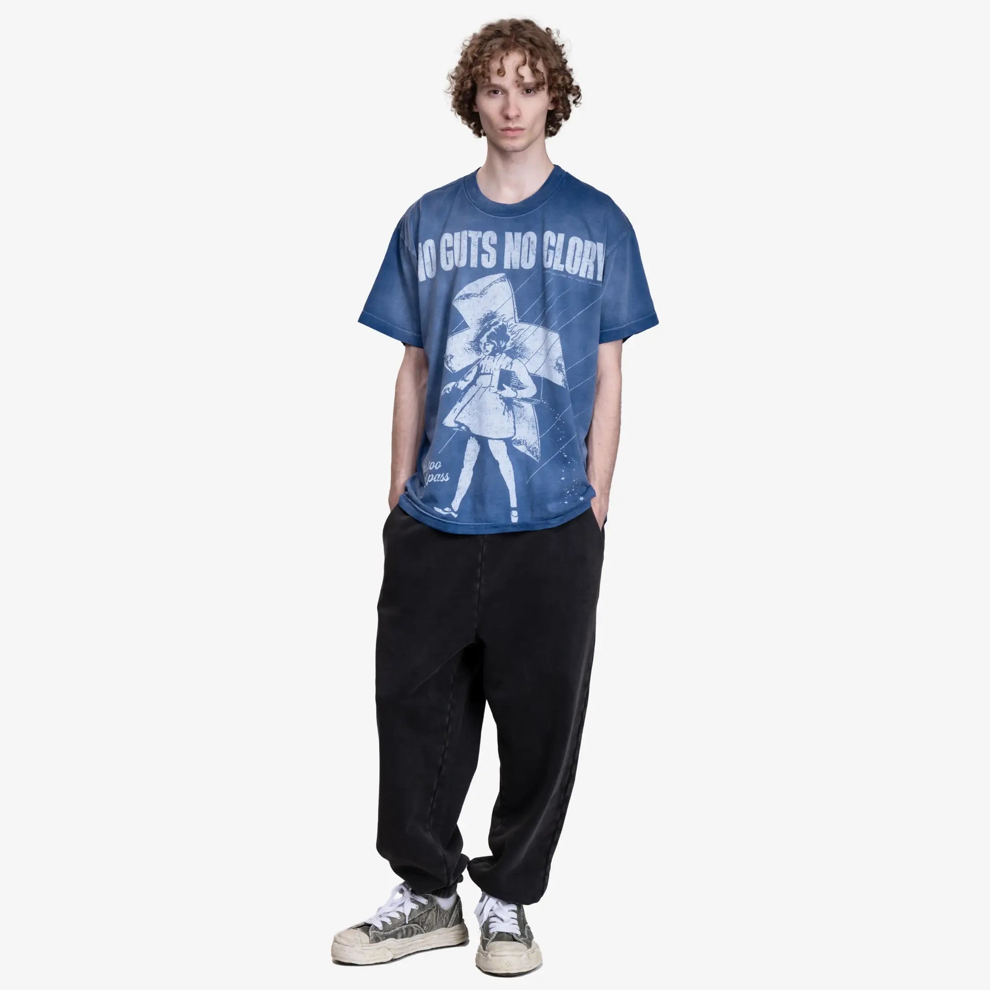 HELLSTAR Carry Your Cross T-Shirt Blue - 2