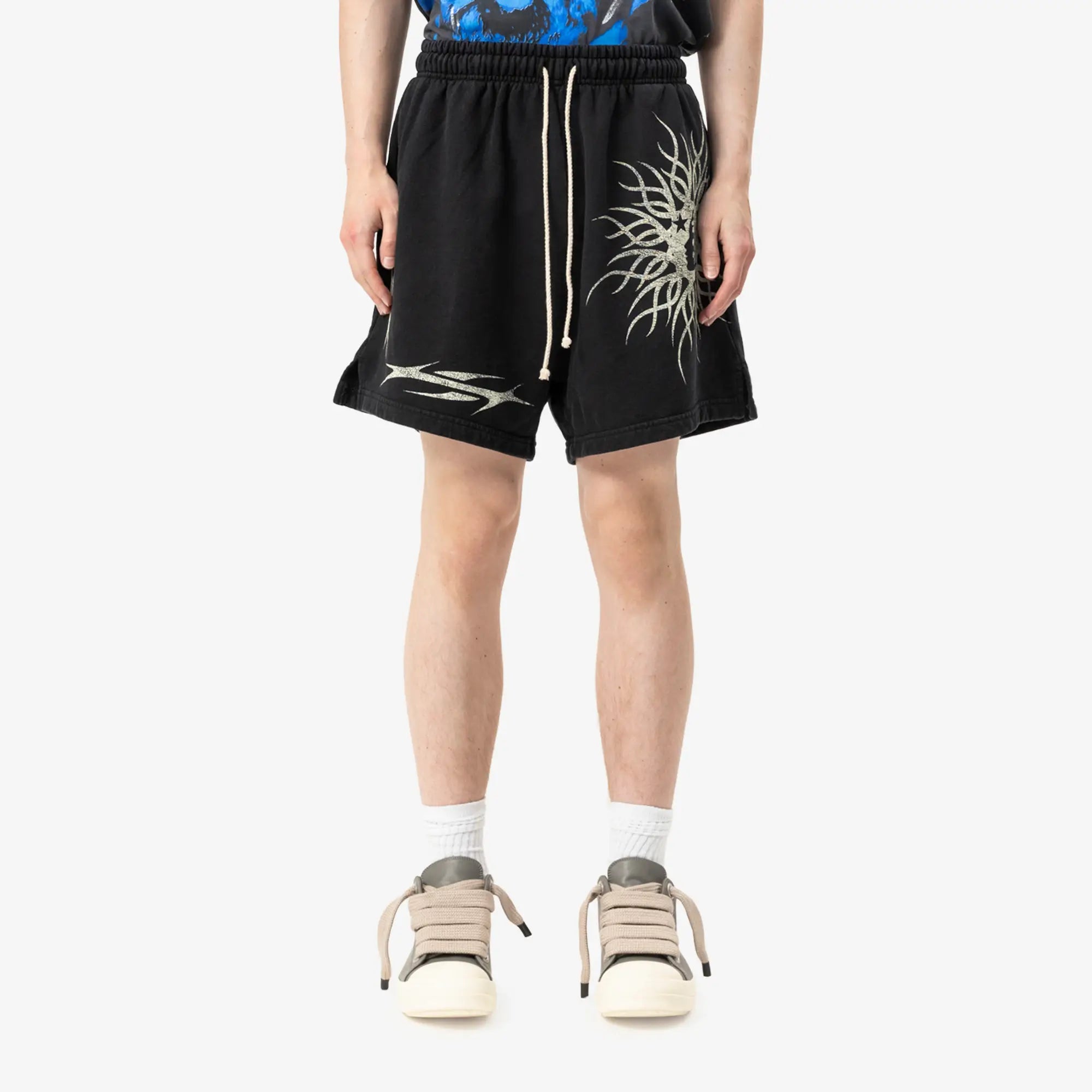 HELLSTAR Flame Yang Shorts Black - 1