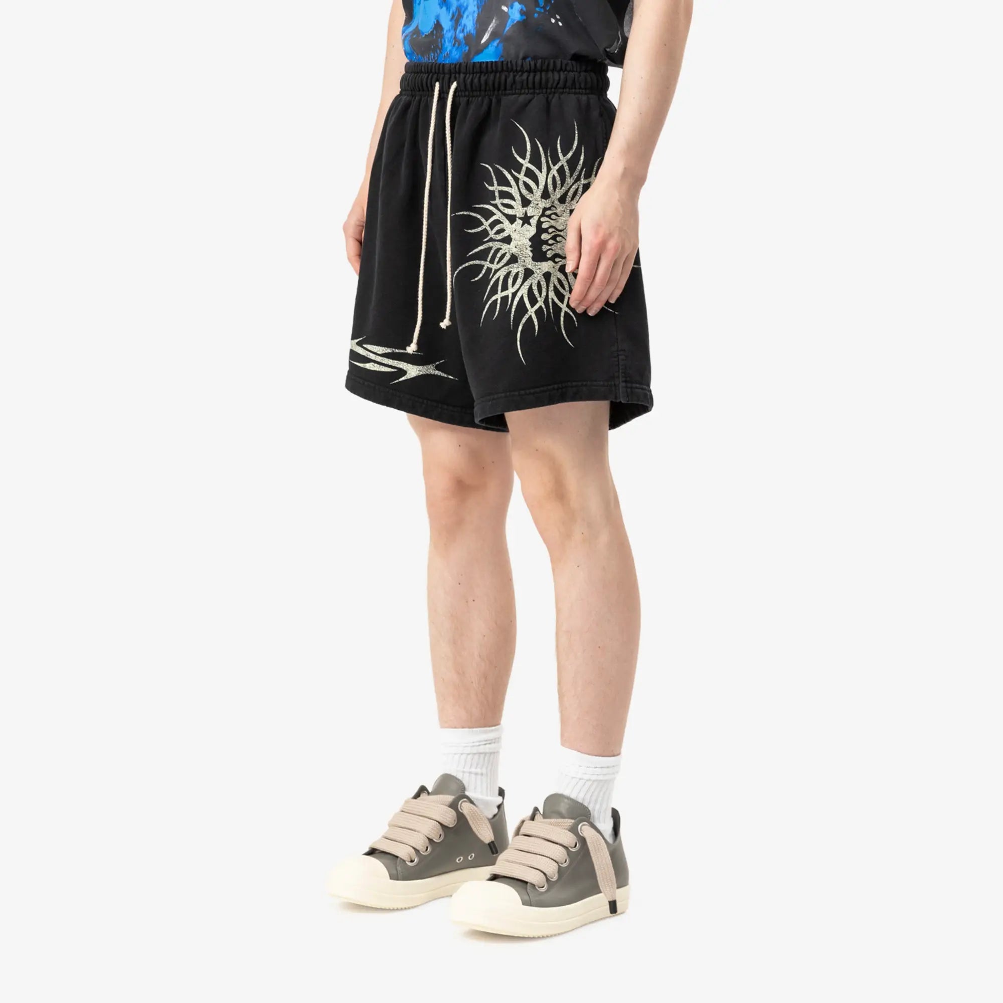 HELLSTAR Flame Yang Shorts Black - 3