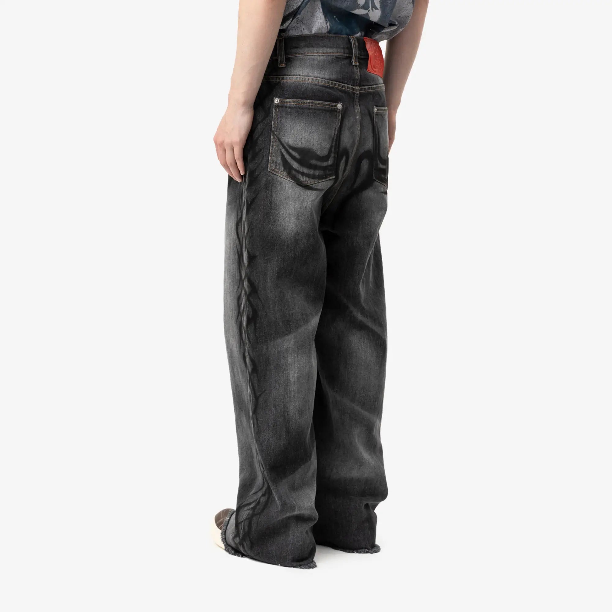 HELLSTAR Hellstar Graffiti Jeans Black - 4