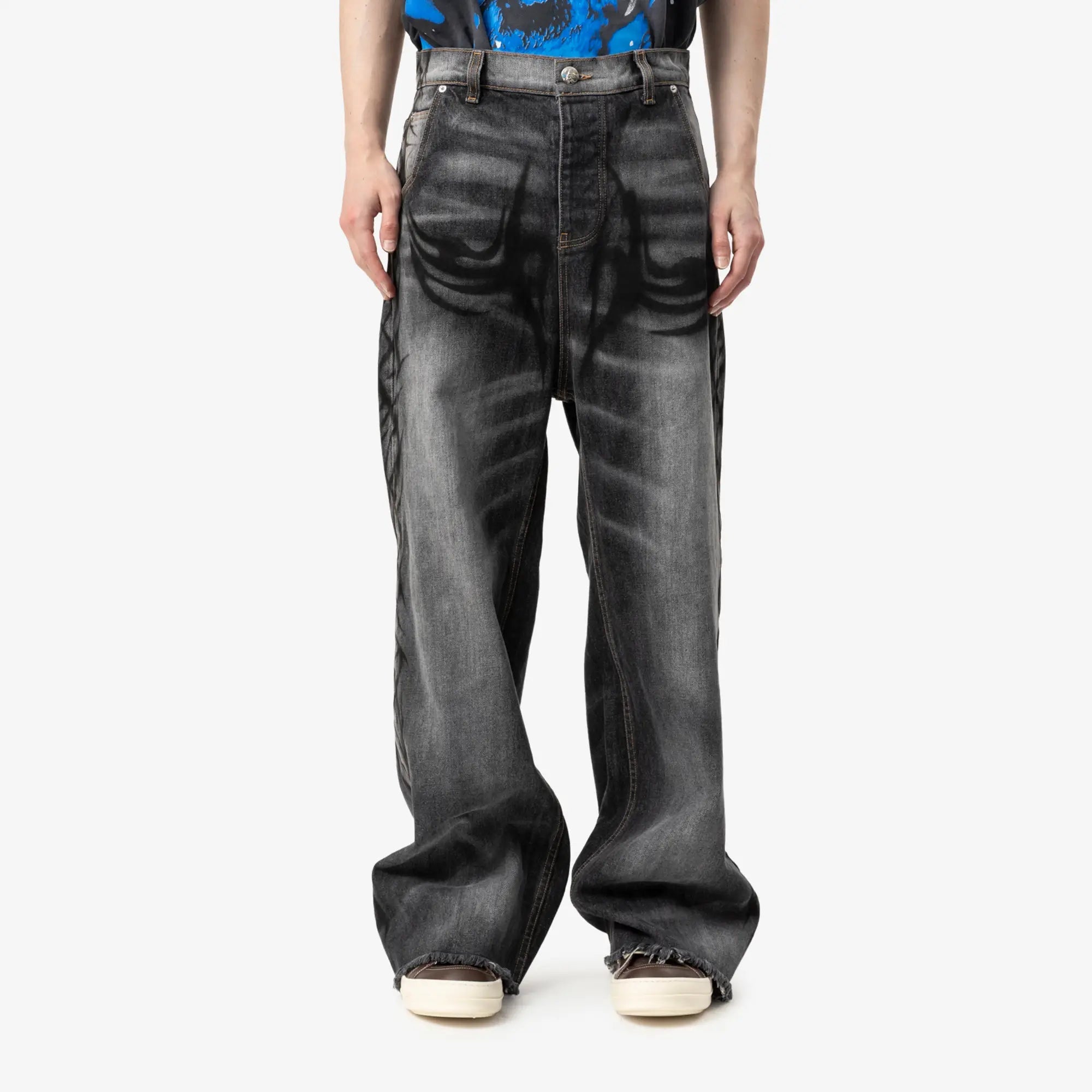 HELLSTAR Hellstar Graffiti Jeans Black - 1