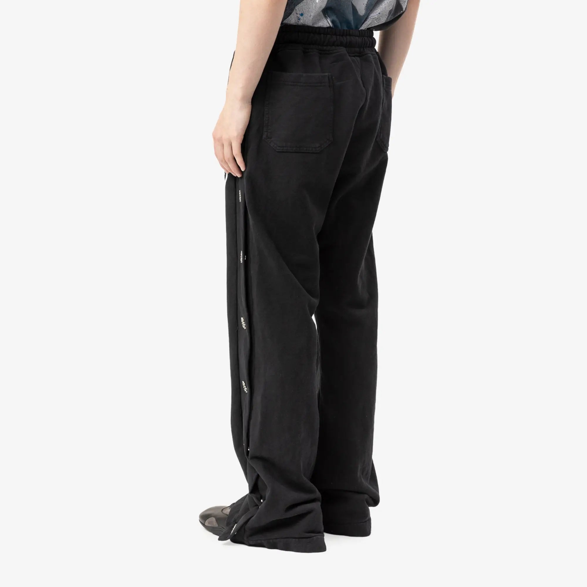 HELLSTAR Mirror Face Sweatpants Black - 4