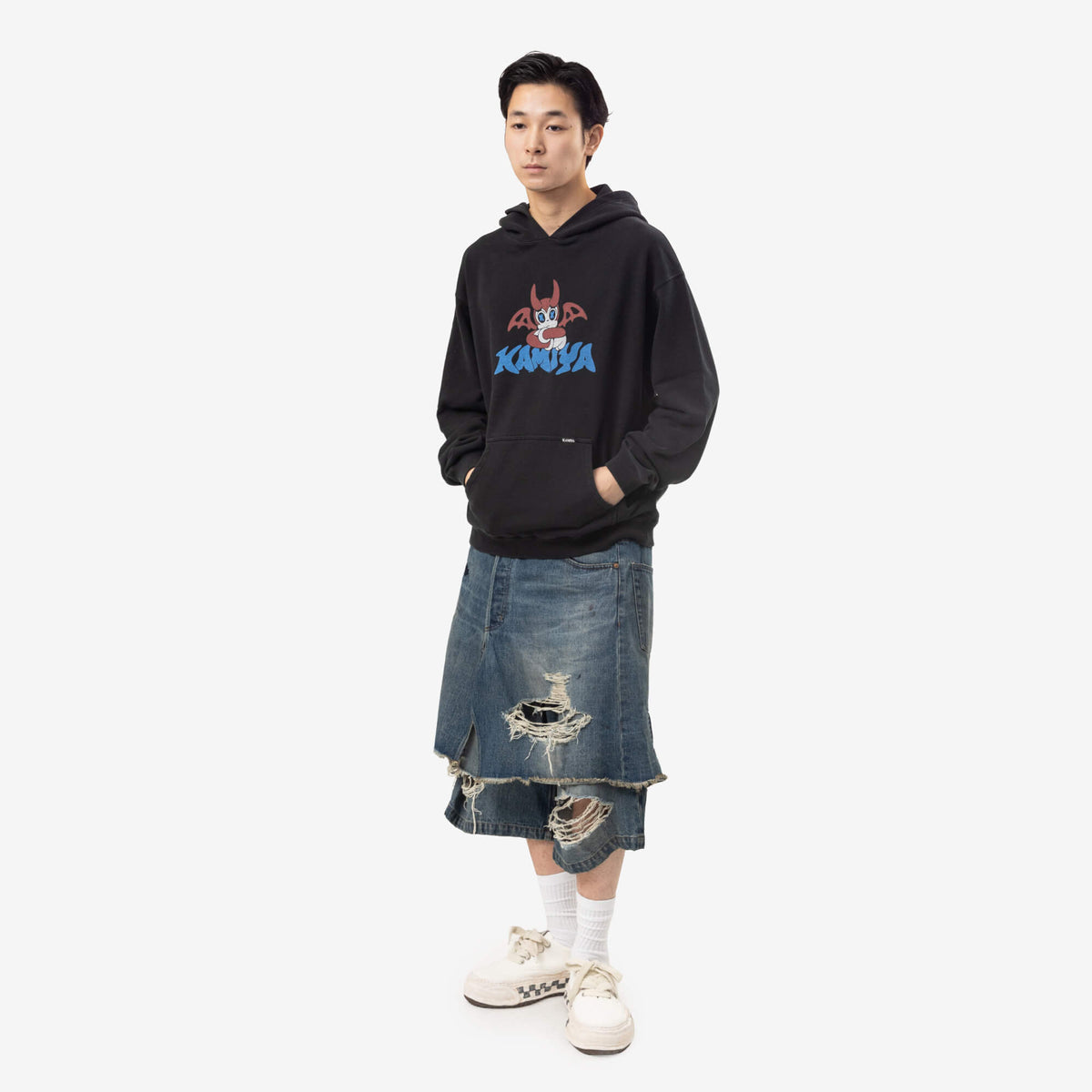 Kamiya Bakeneko Hoody Black-2