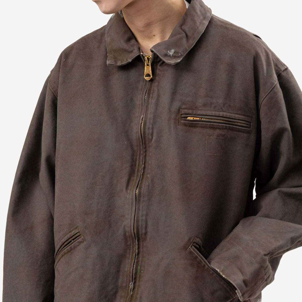 Kamiya Boro Duck Worker Jacket Gray-5