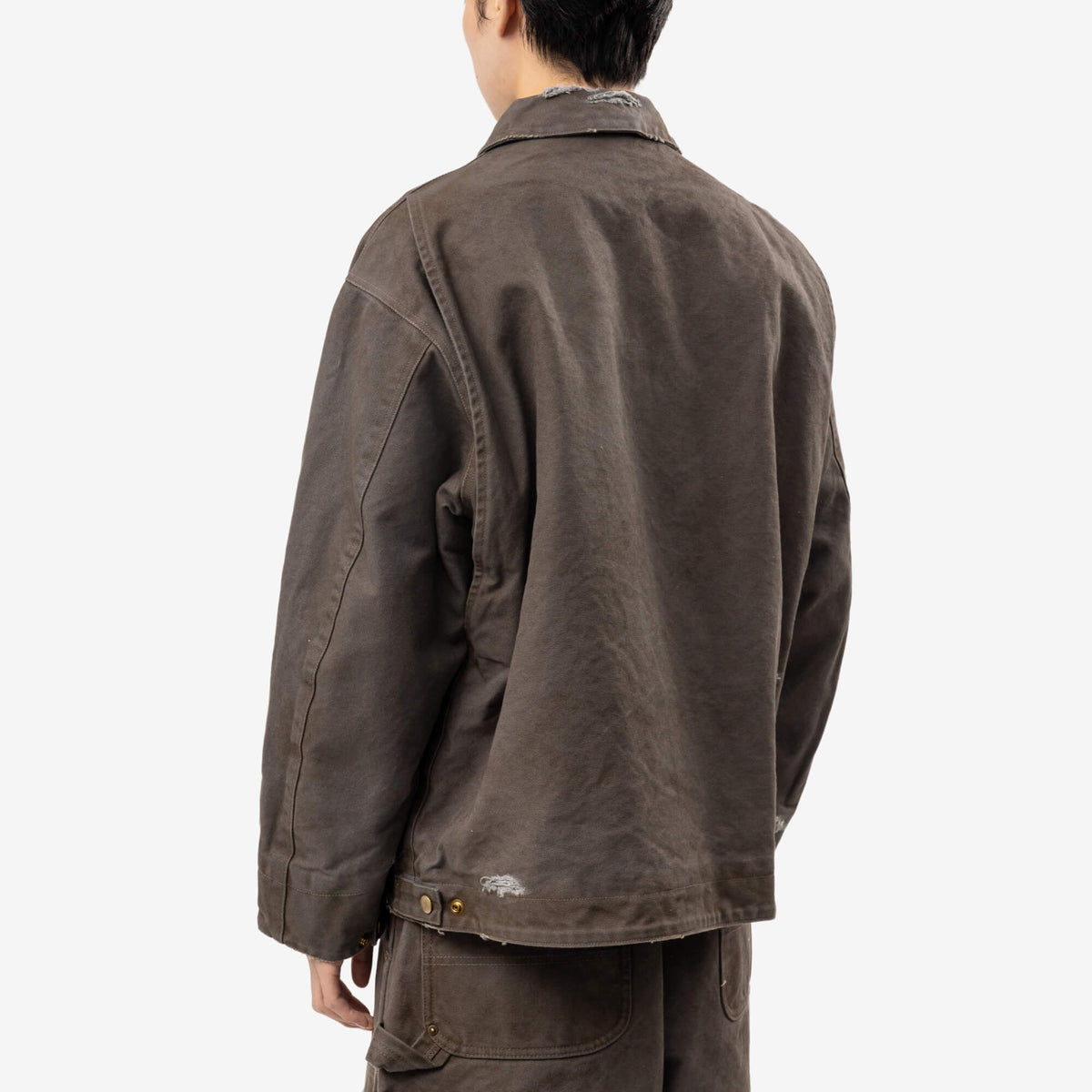 Kamiya Boro Duck Worker Jacket Gray-4