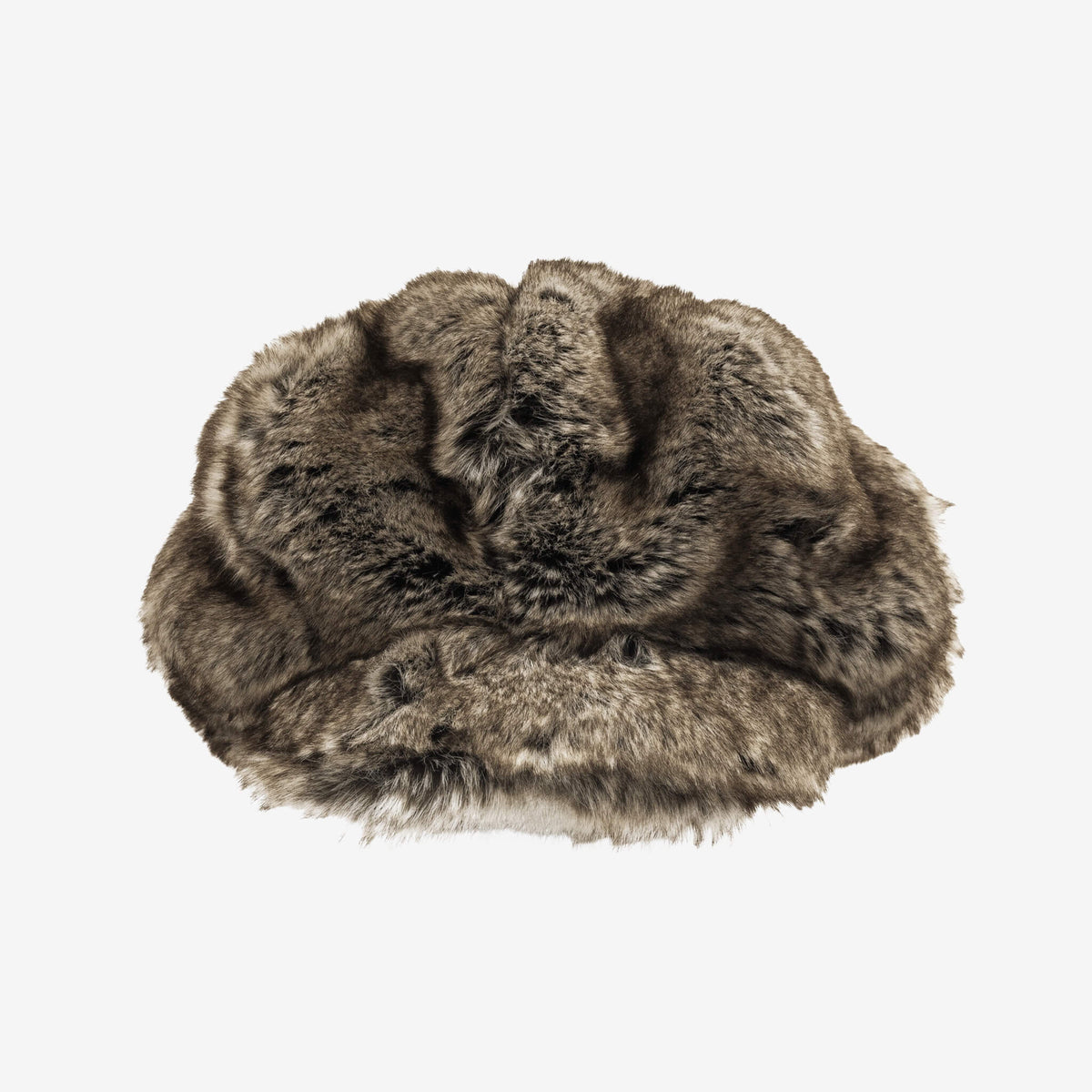 Kamiya CA4LA Faux Fur Newsboy Cap Gray-3