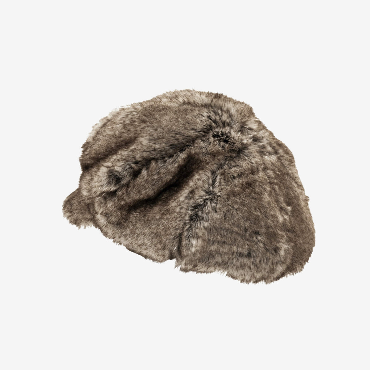 Kamiya CA4LA Faux Fur Newsboy Cap Gray-4