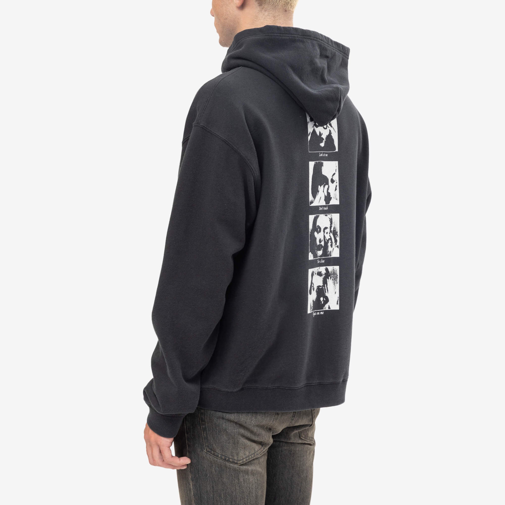 Kamiya Distorted Girl Zip Hoody Black-4