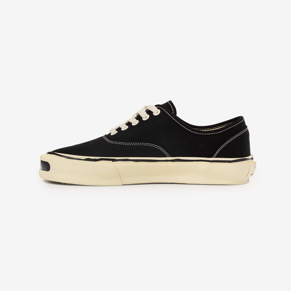 Kamiya Herc Aged Sole Vulcanized Sneakers Black-4