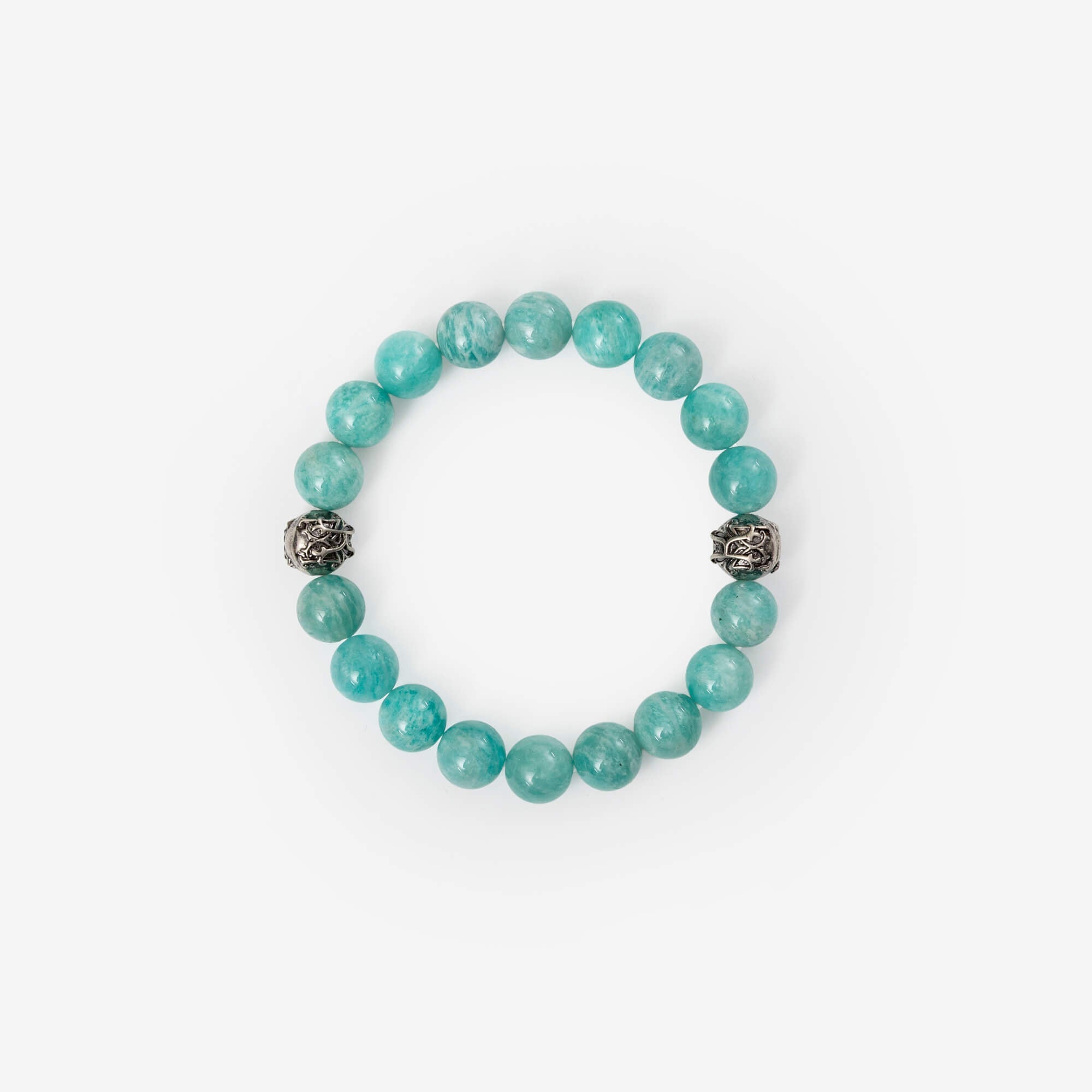Kamiya KMY Ball Natural Stone Bracelet Aqua-1