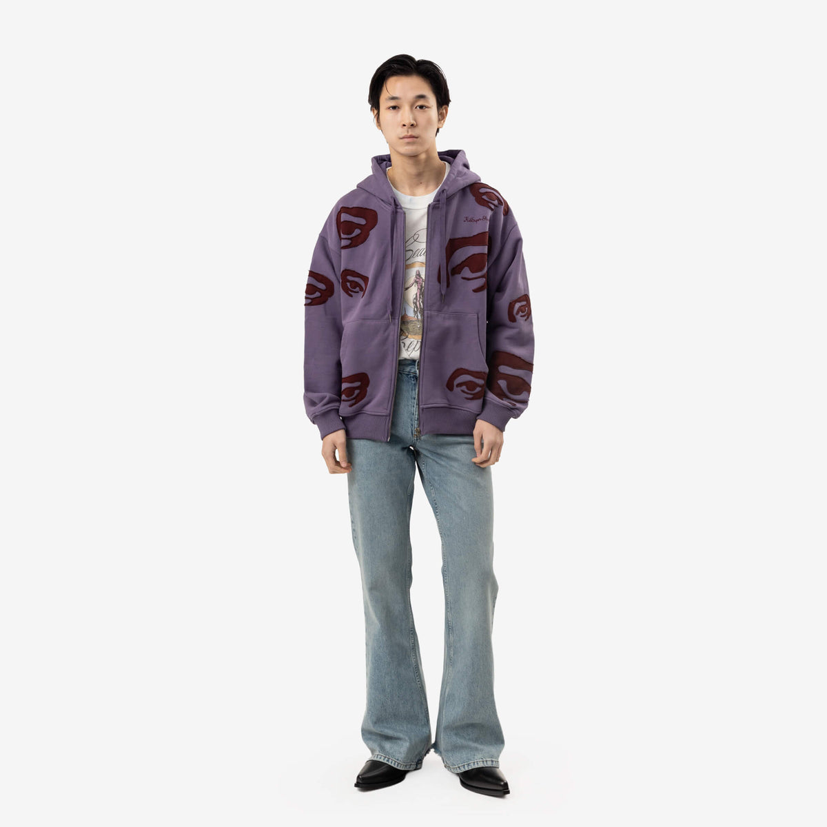 KidSuper All Over Eye Hoody Purple-2