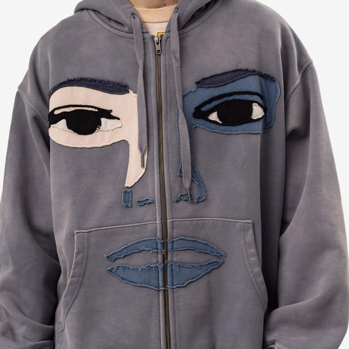 KidSuper Face Hoody Slate-5