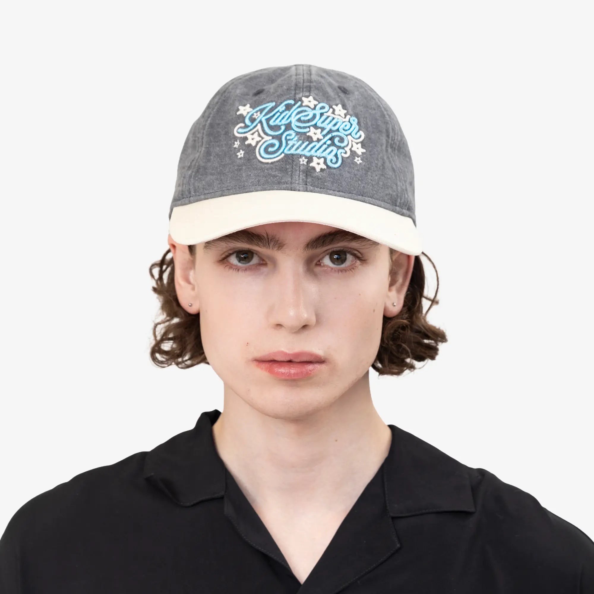 KidSuper Stars Cap Gray - 2