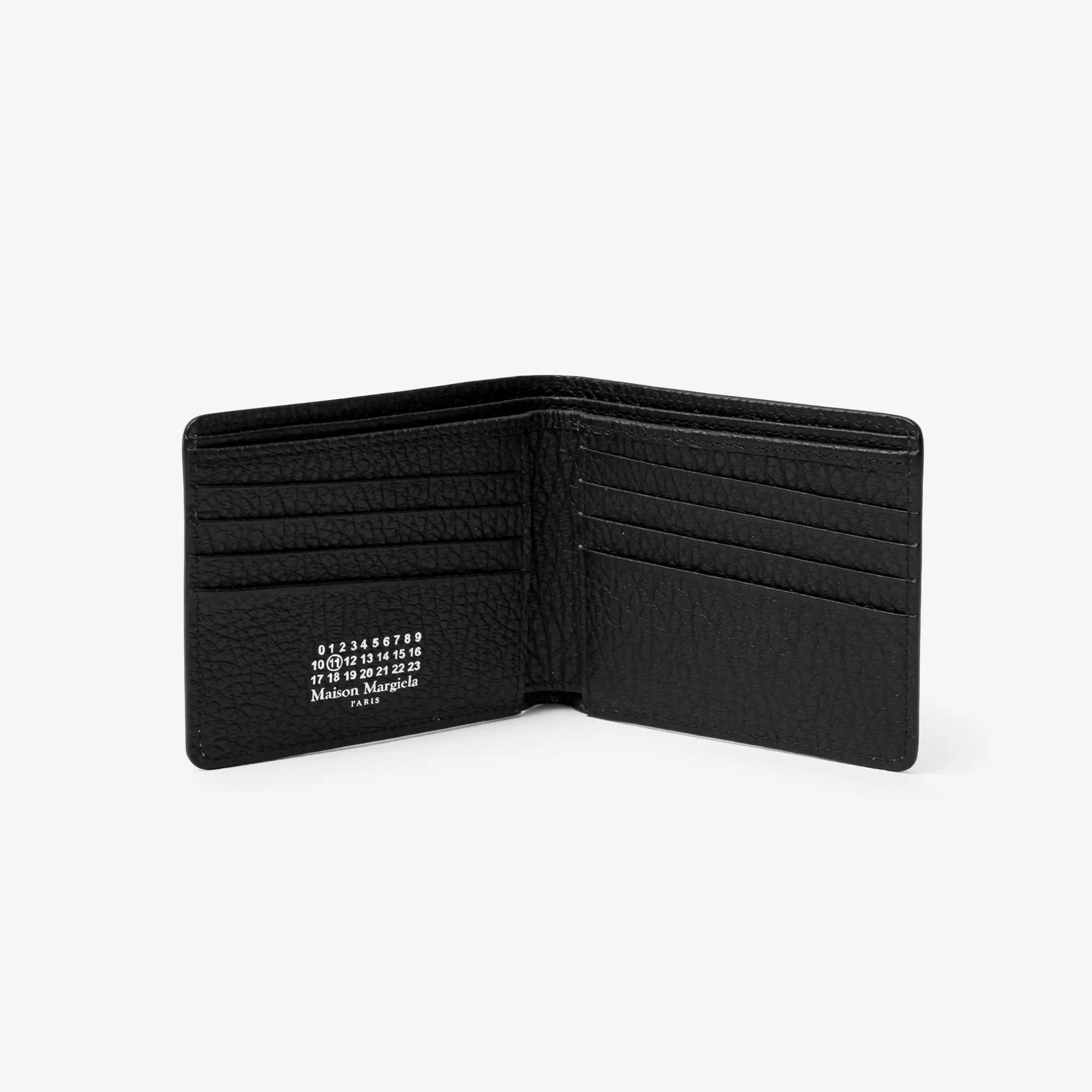 Maison Margiela Four Stitches Bifold Card Holder Black - 2