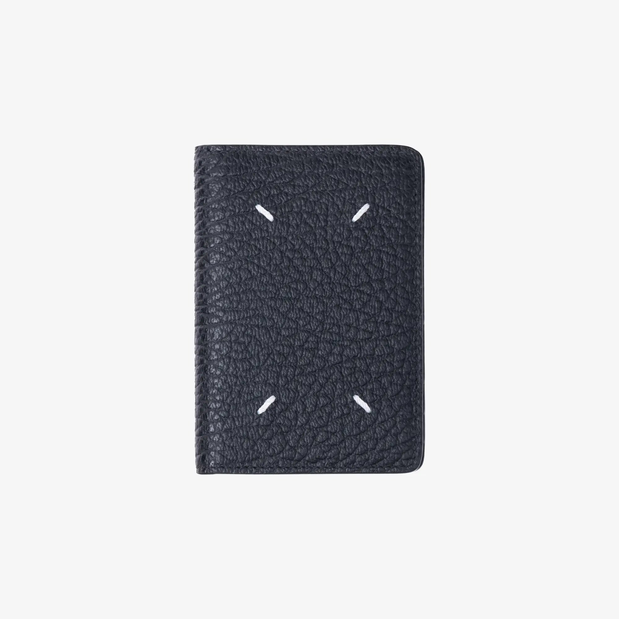 Maison Margiela Four Stitches Slim 2 Card Holder Black - 1