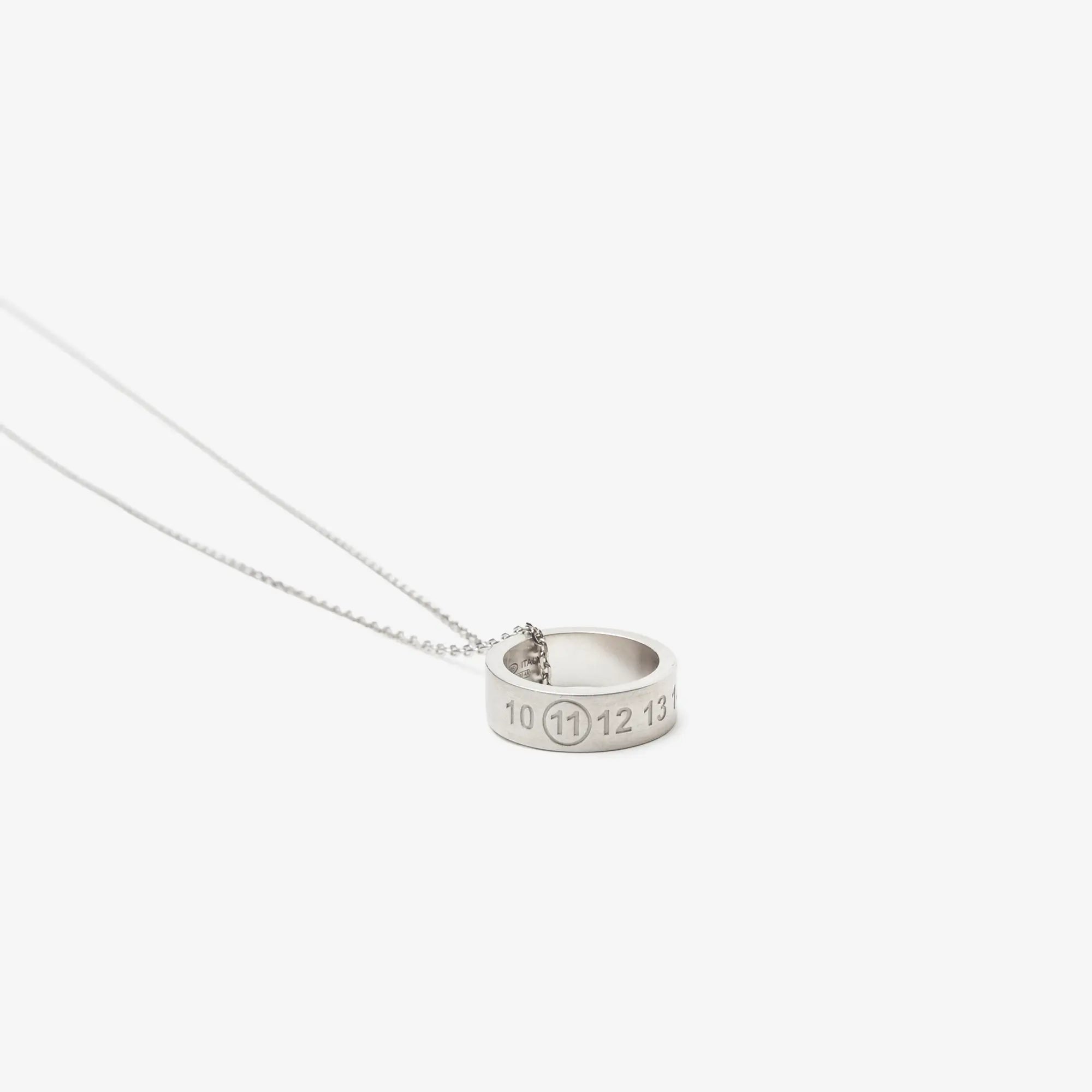 Maison Margiela Number Reference 6.5mm Silver Necklace - Made in Italy