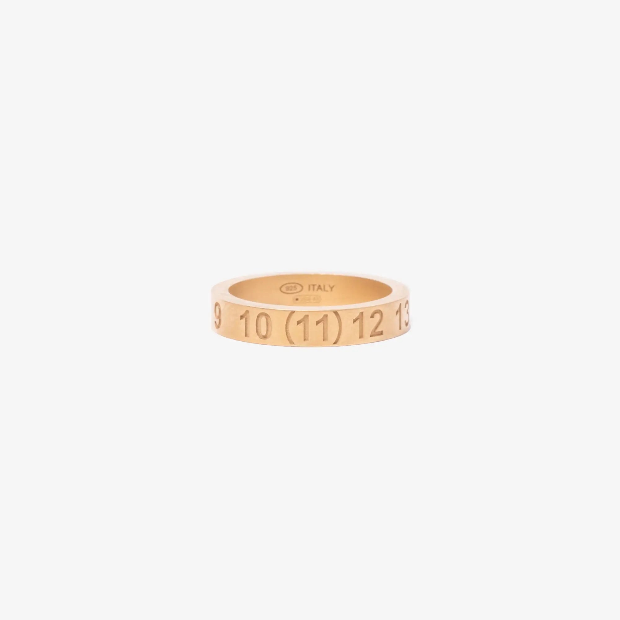 Maison Margiela Numeric Gold 4mm Ring Gold - 1
