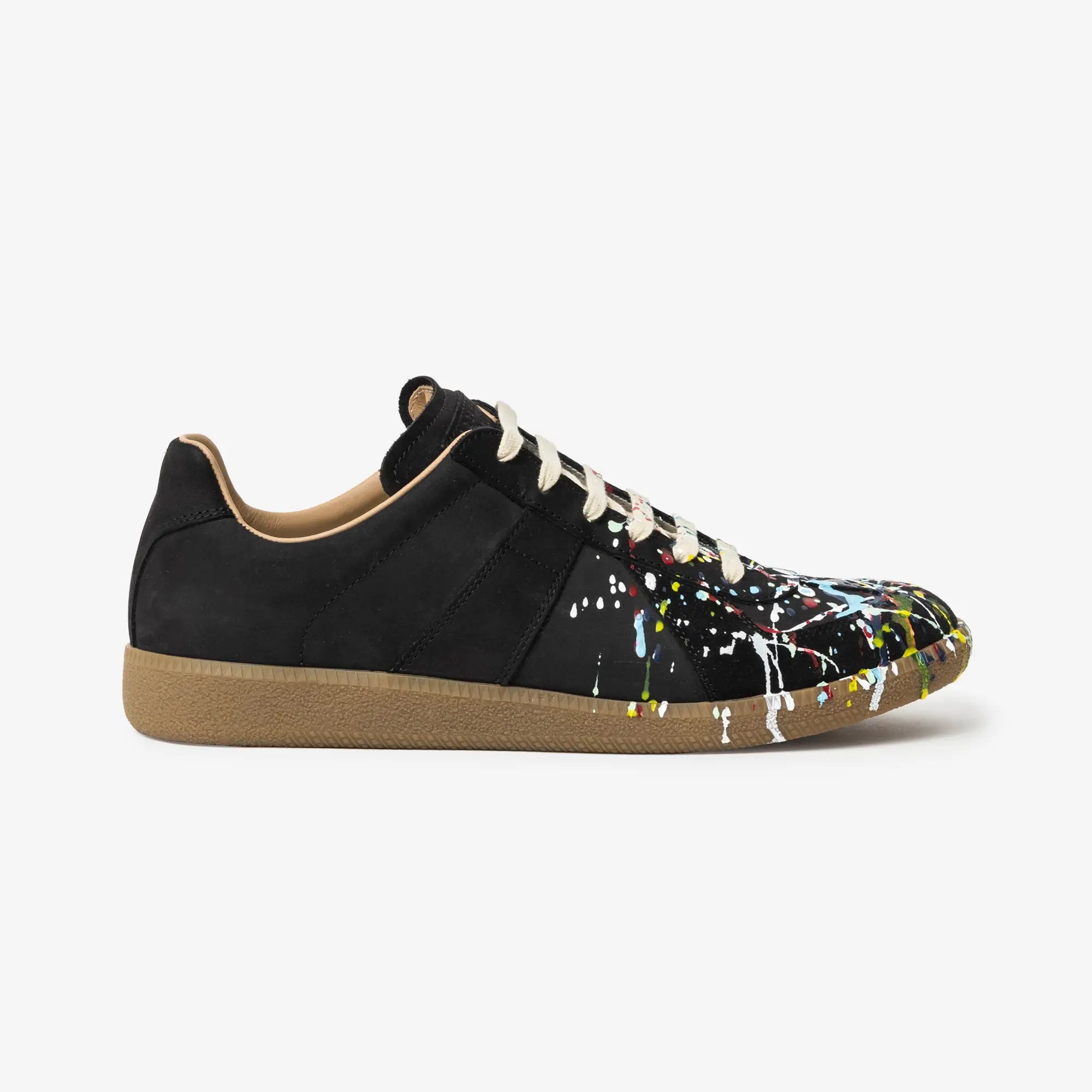 Maison Margiela Paint Replica Sneakers Black - 4