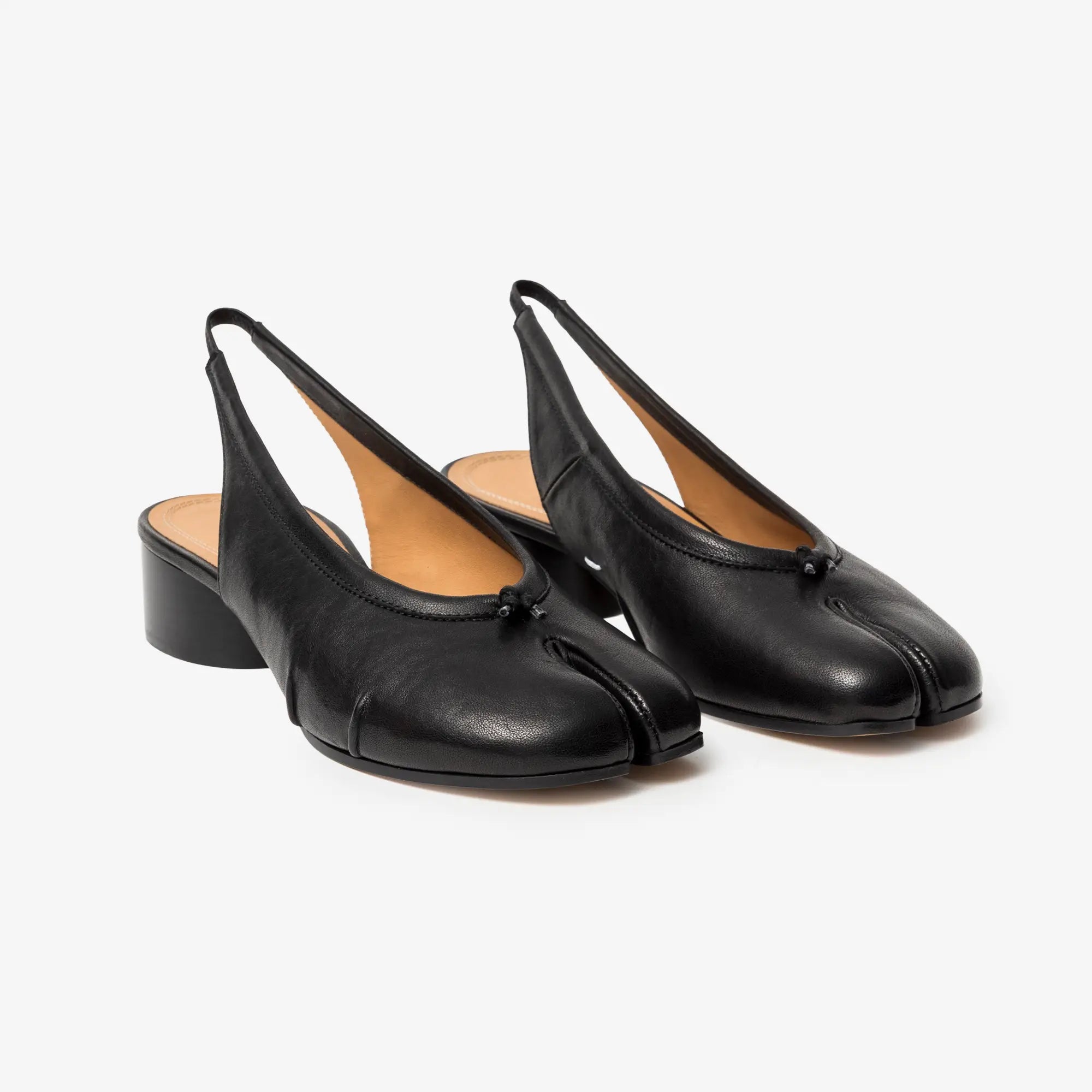 Maison Margiela Womens Tabi Slingback New Ballerina H30 Black - 1