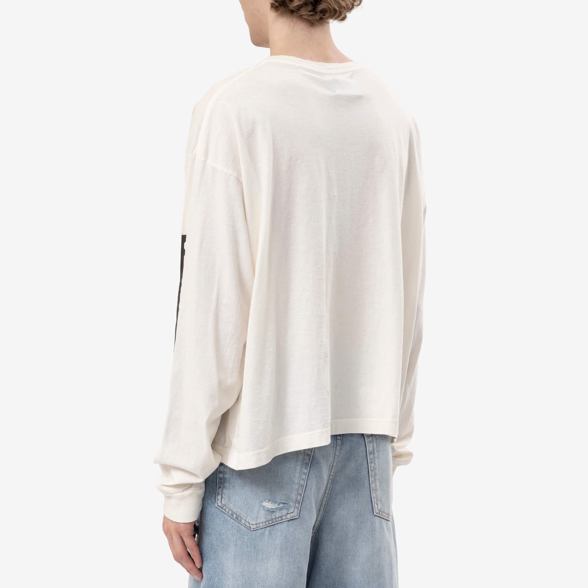 Marking Distance Miranda Long Sleeve T-Shirt Natural White-4