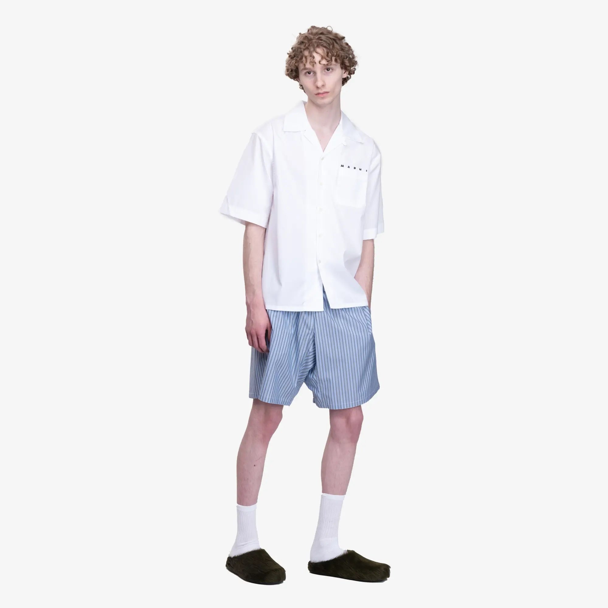 MARNI Boxer Shorts Deep Sage - 2
