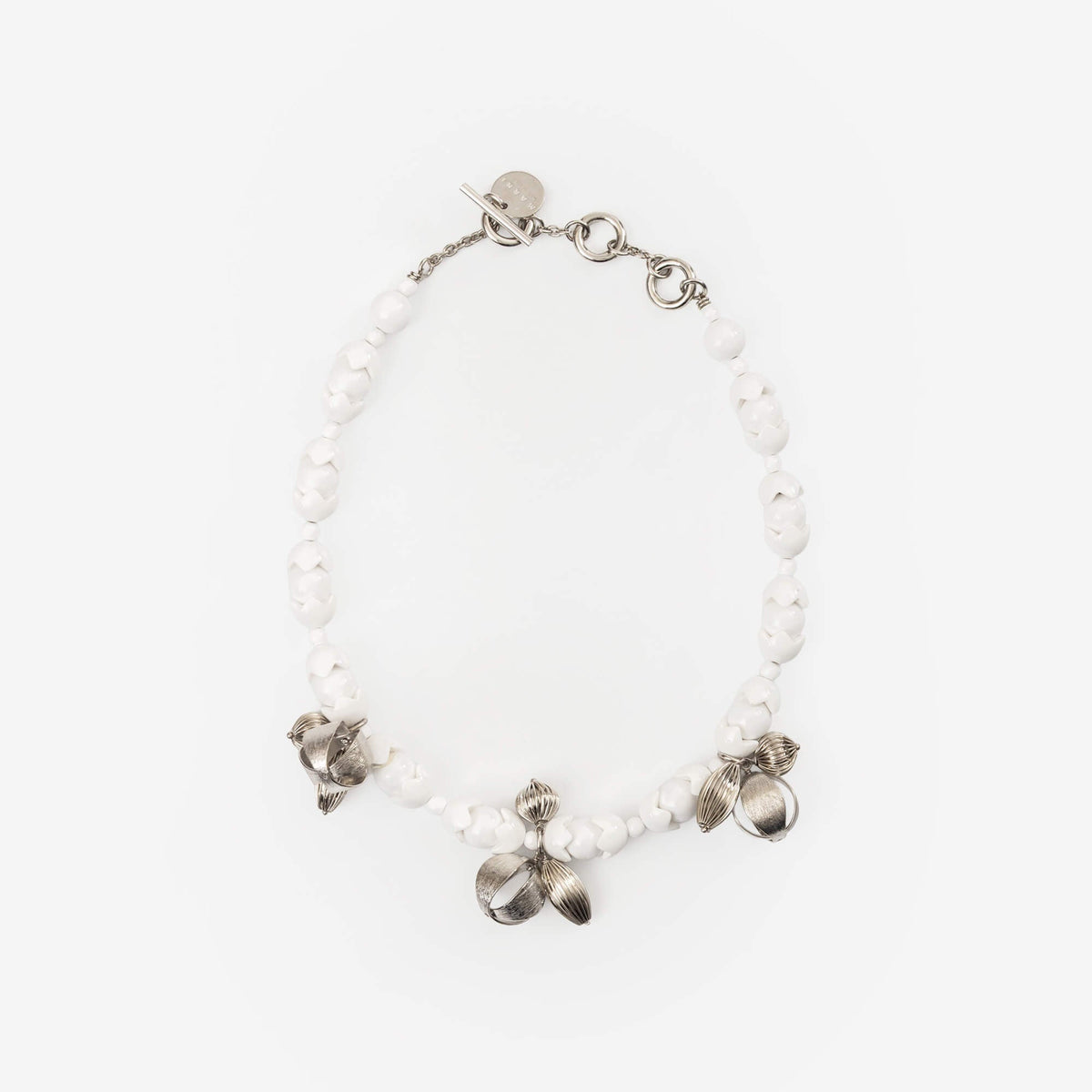 MARNI Flower Charms Necklace Lily White-1