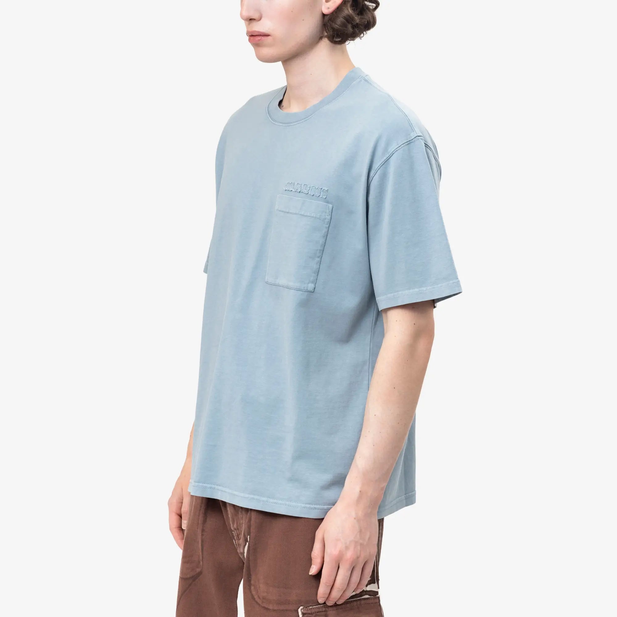 MARNI Marni Patches Pocket T-Shirt Sky - 3