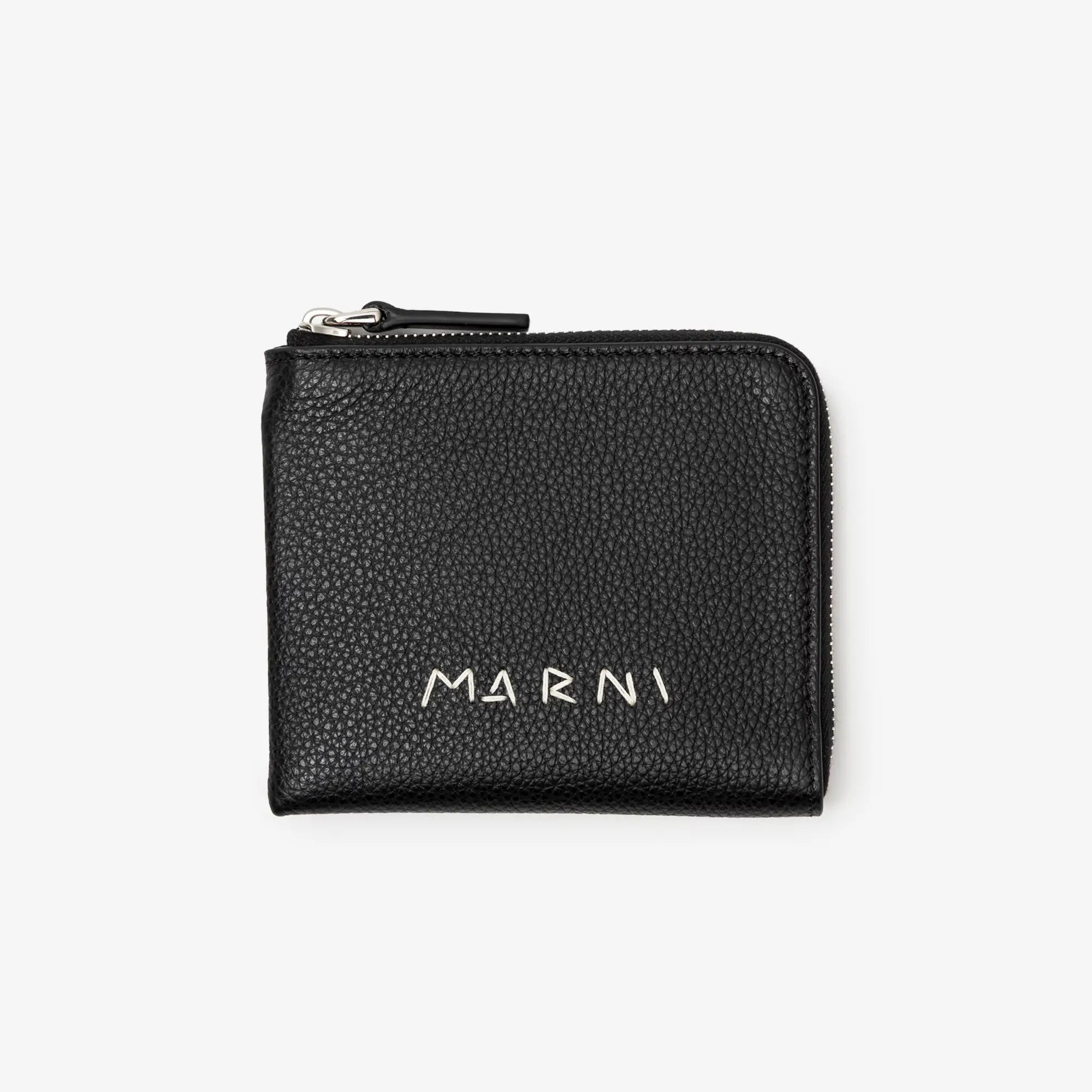 MARNI Mending Zip Around Wallet Black - 1