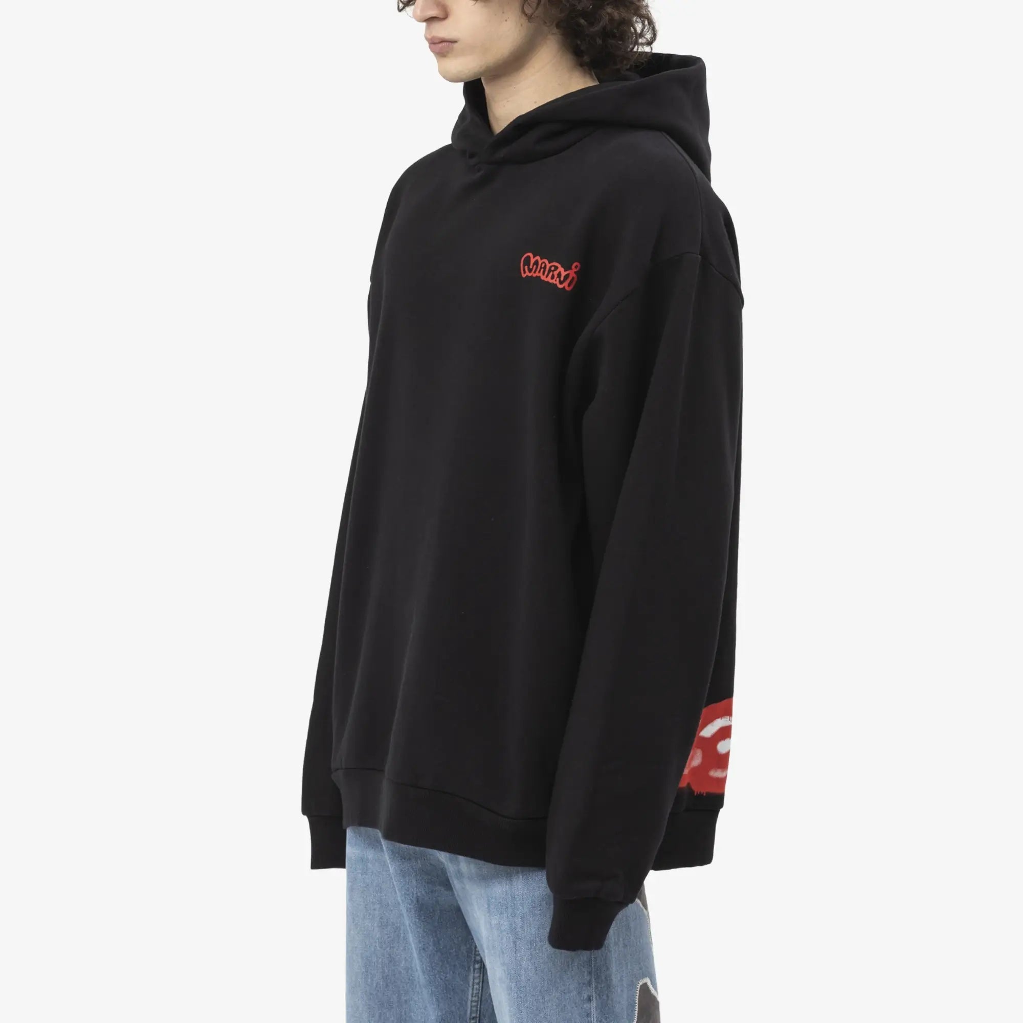 MARNI Piggy Oversize Hoody Black - 3