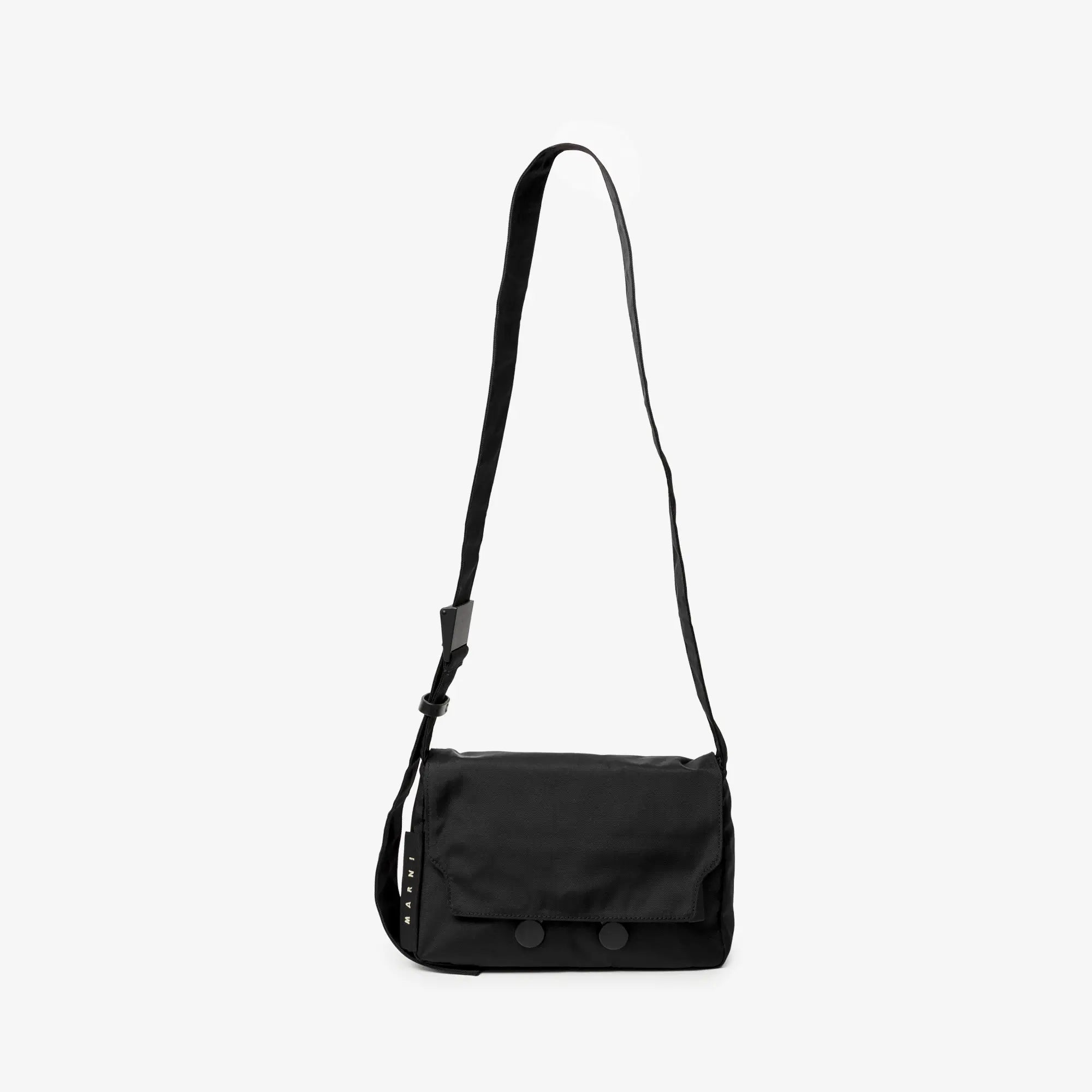 MARNI Trunkaroo Cordura Crossbody Bag Black - 1