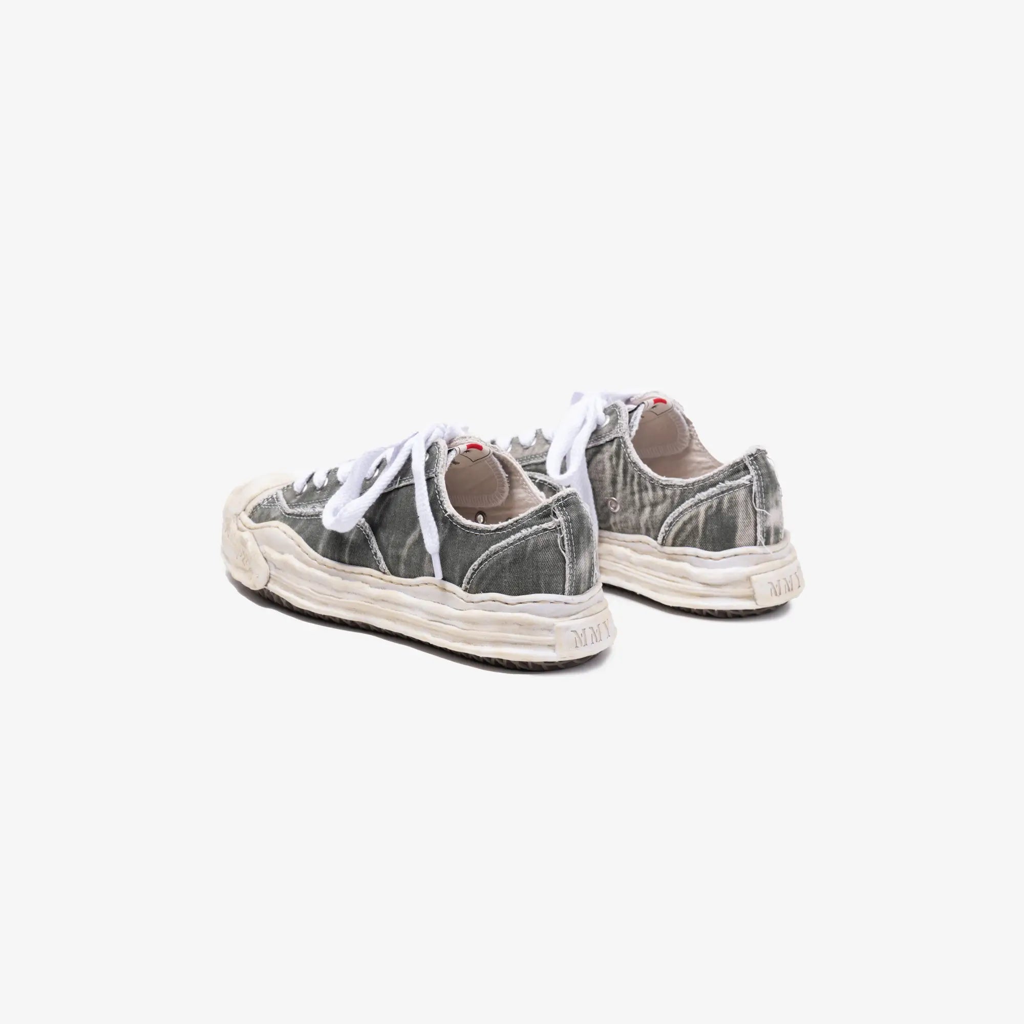 Mihara Yasuhiro Hank Bleached Canvas Low - Top Sneakers Grey - 5