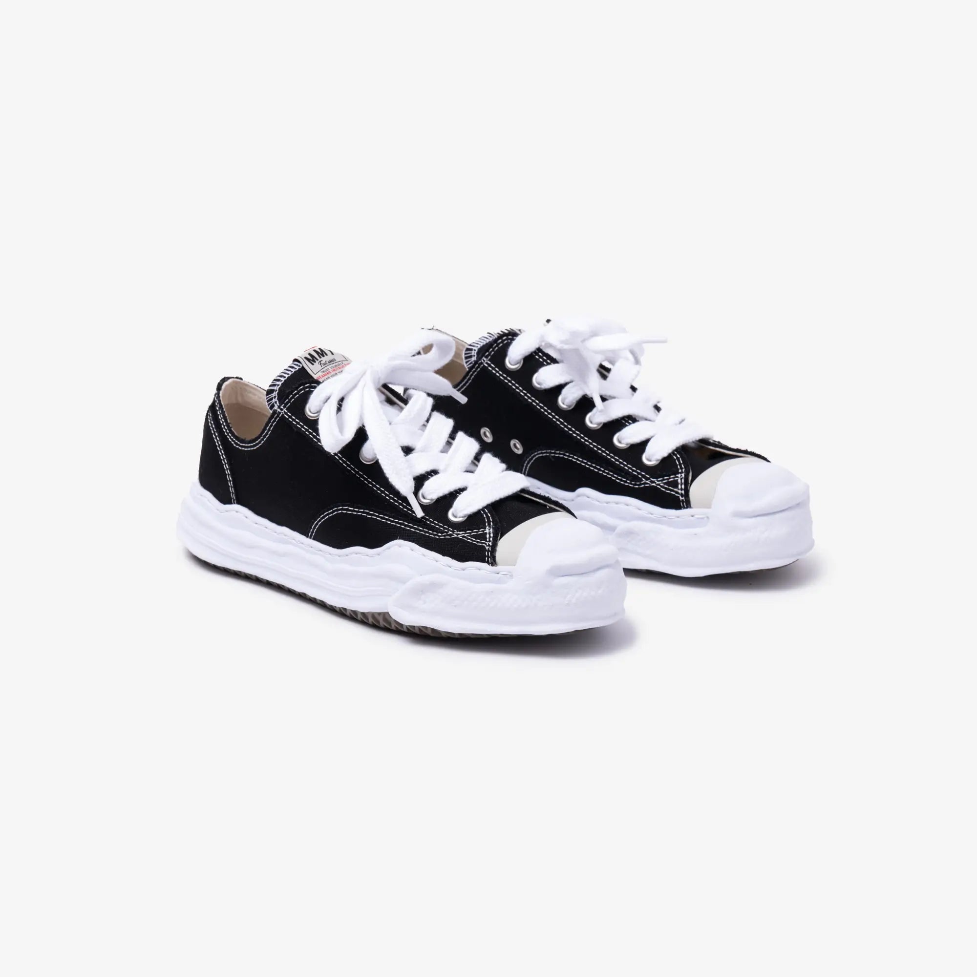 Photo of Mihara Yasuhiro Hank Canvas Low - Top Black Sneakers - 1
