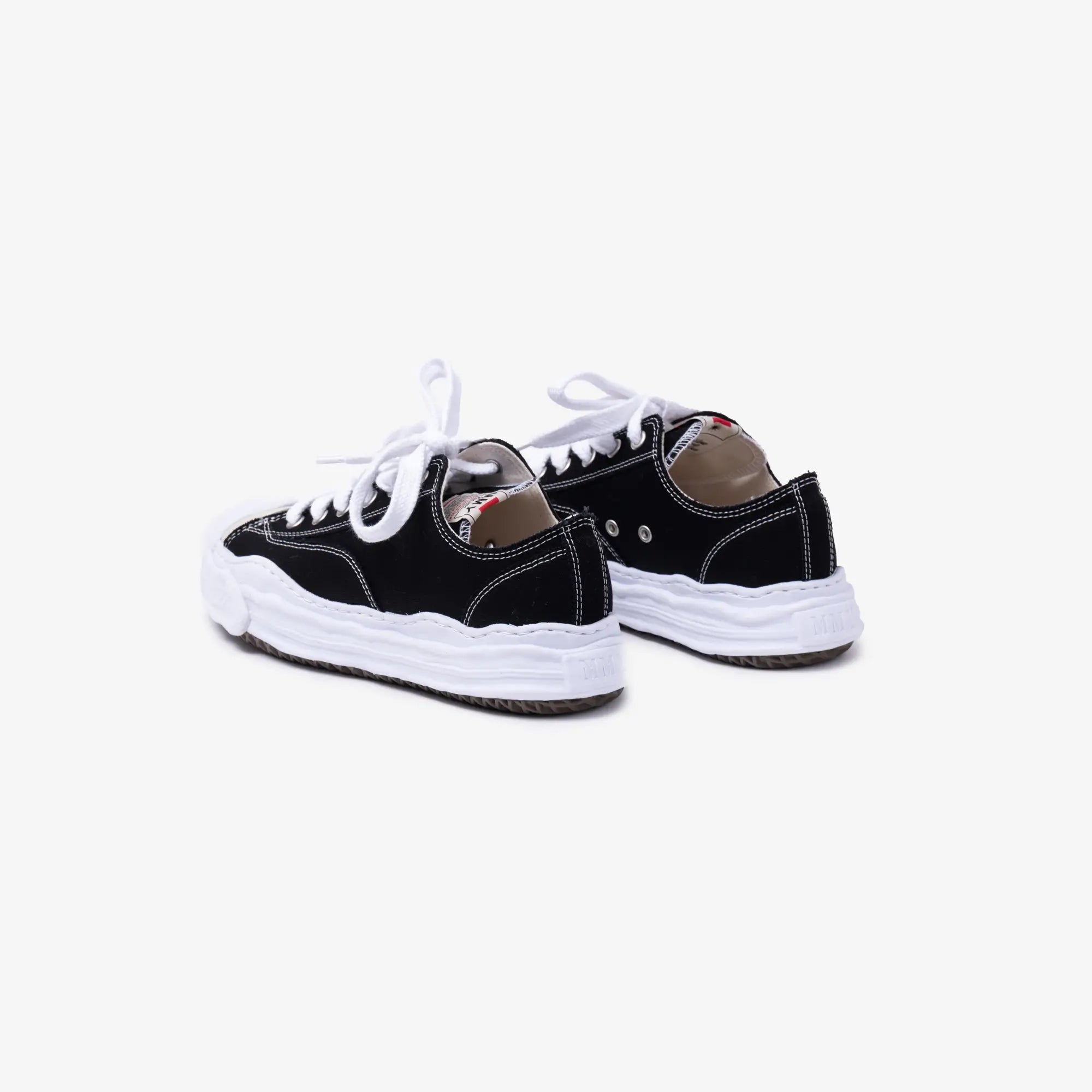Photo of Mihara Yasuhiro Hank Canvas Low - Top Black Sneakers - 5